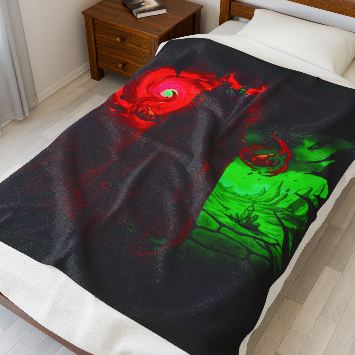 Halloween Agent Quacks Series Velveteen Plush Blanket - Wizard Talon Design