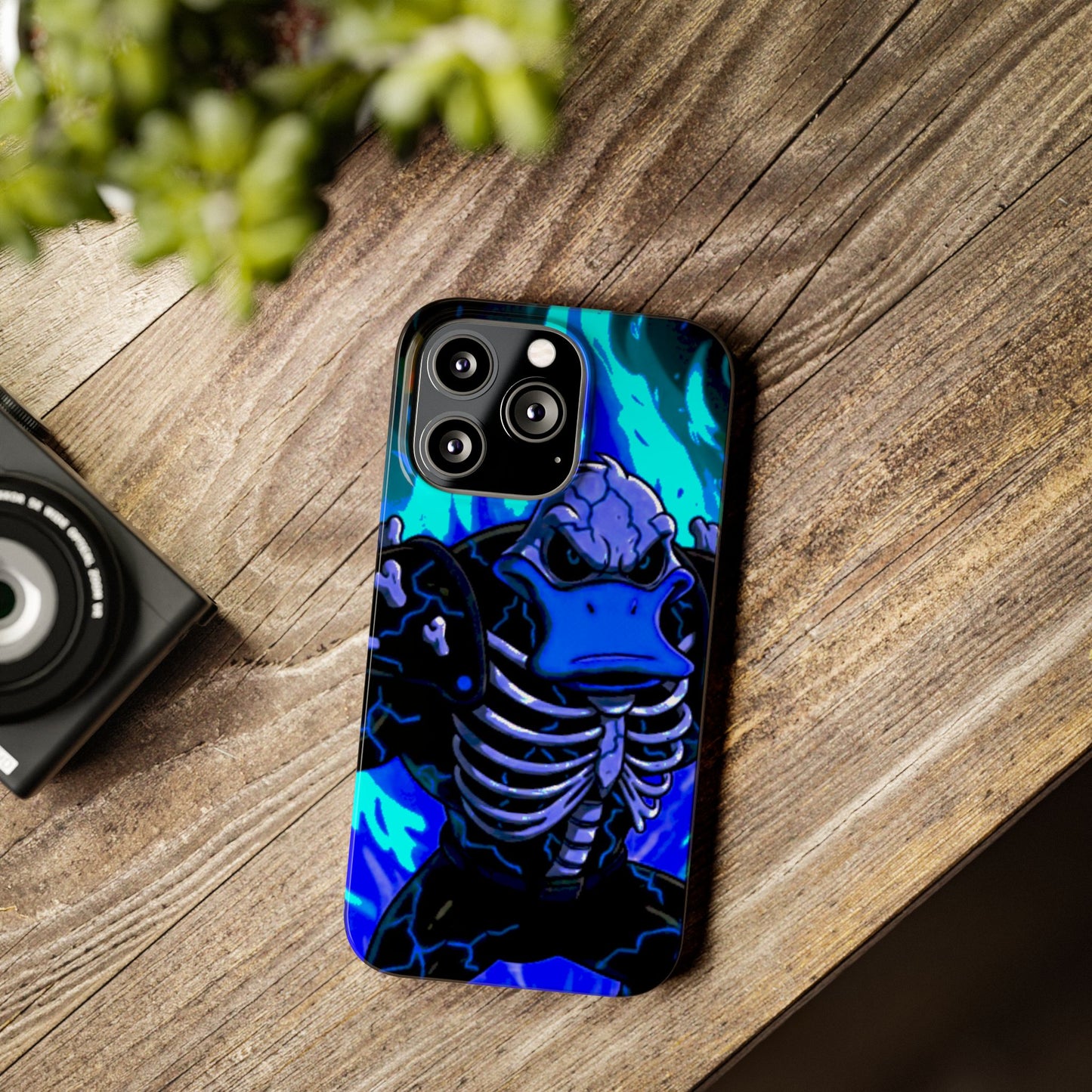 Halloween Agent Quacks Series Slim Phone Cases - Skeleton Quacks Design