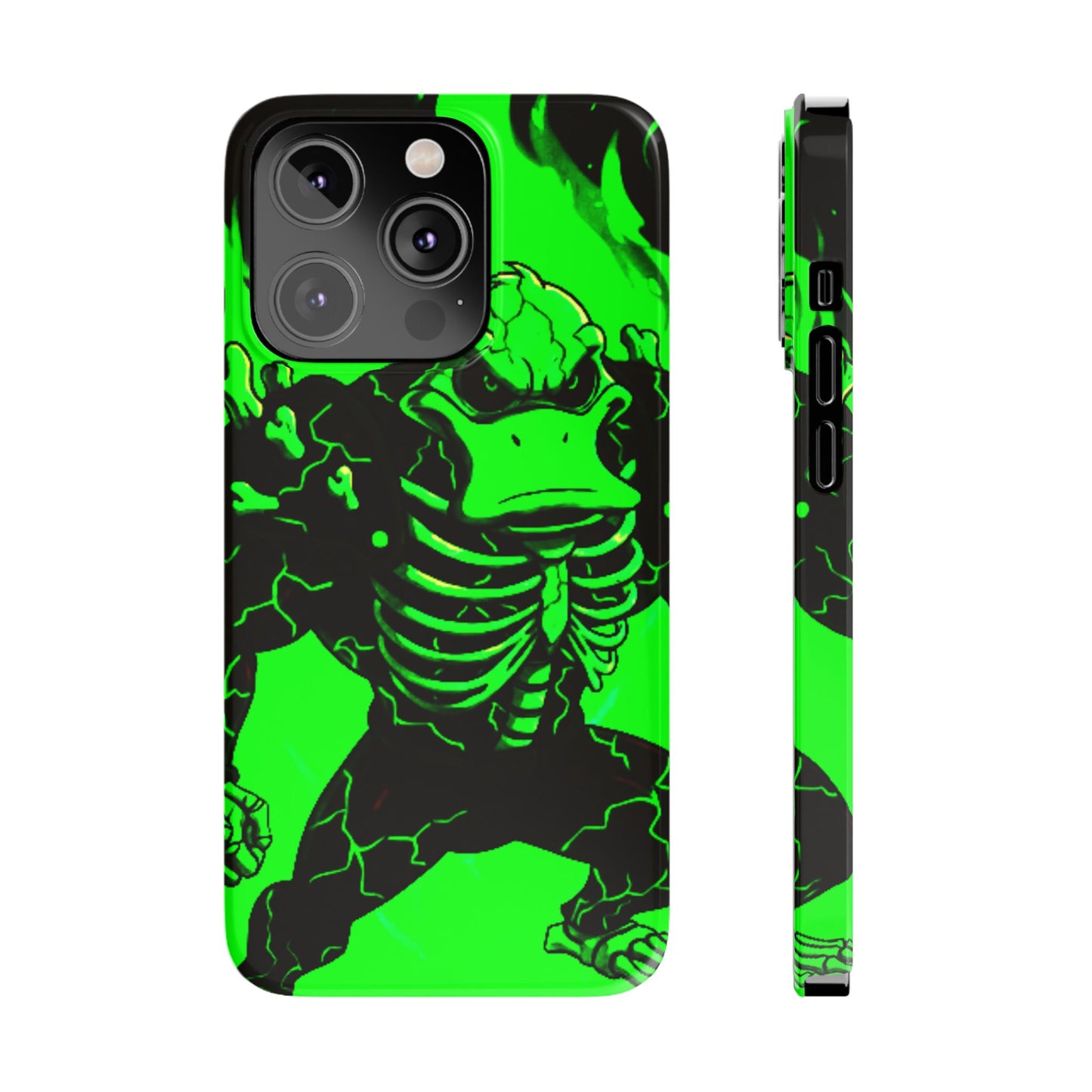 Halloween Agent Quacks Series Slim Phone Cases - Skeleton Quacks Design
