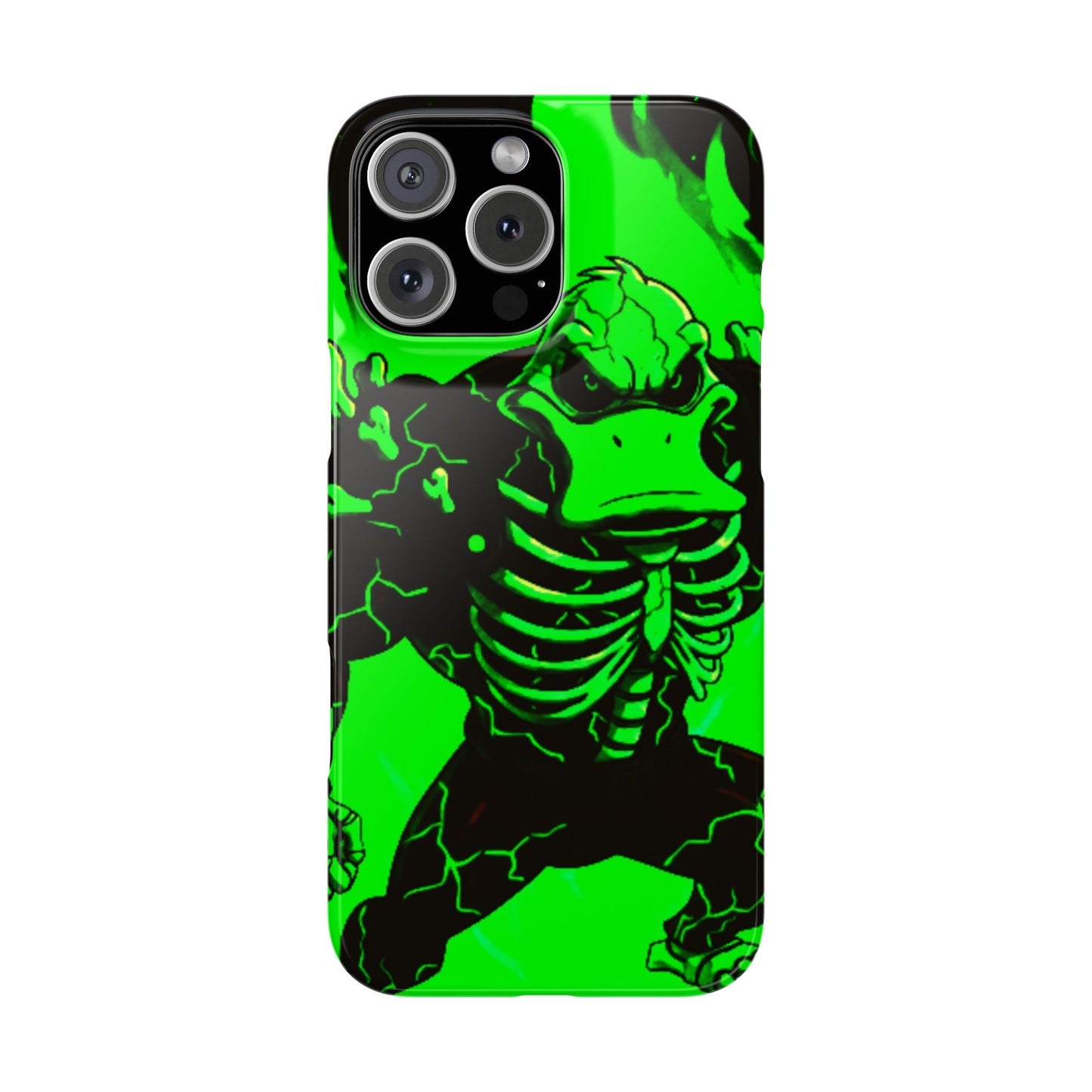 Halloween Agent Quacks Series Slim Phone Cases - Skeleton Quacks Design