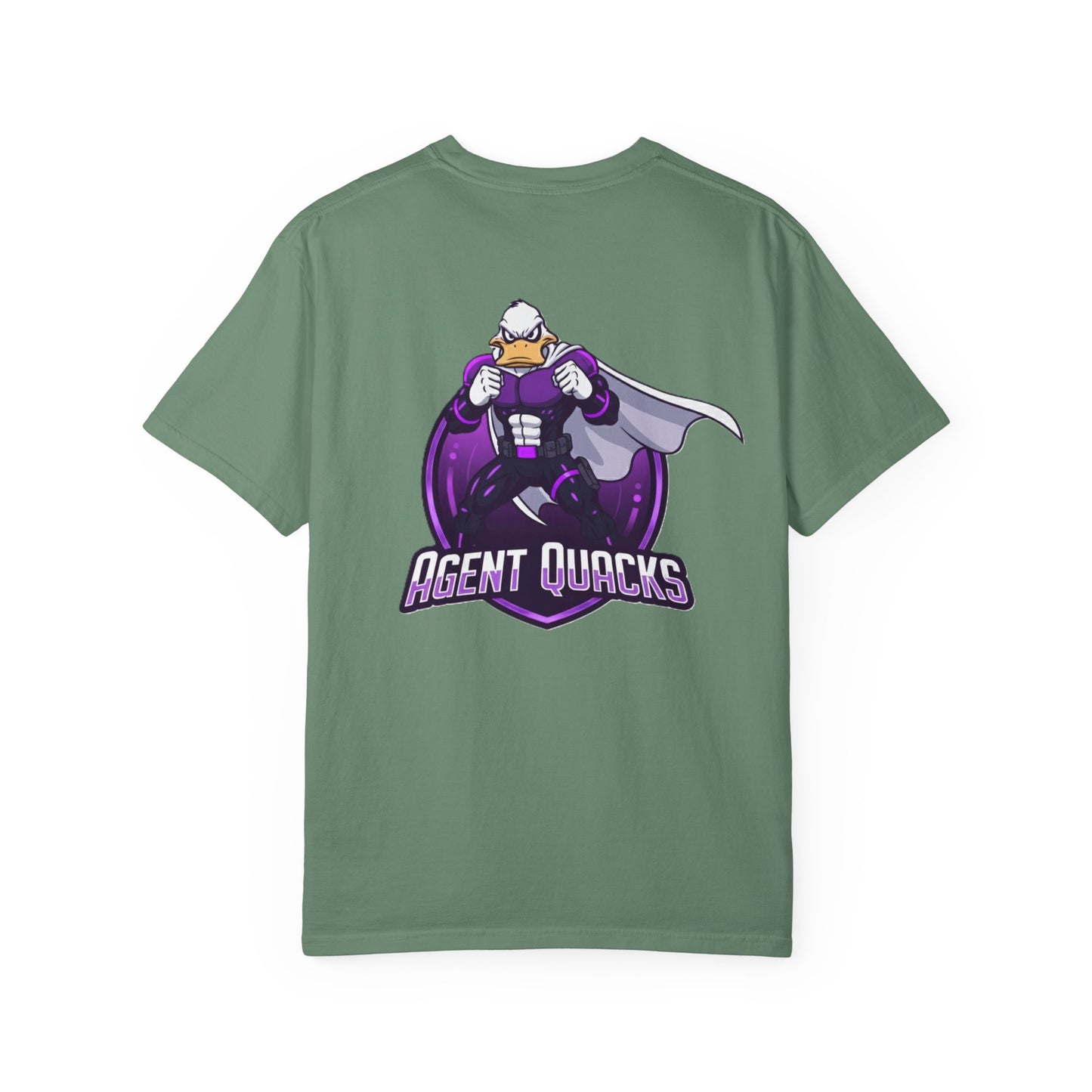 Agent Quacks – Shadows of the Croaking War | Unisex Garment-Dyed T-Shirt
