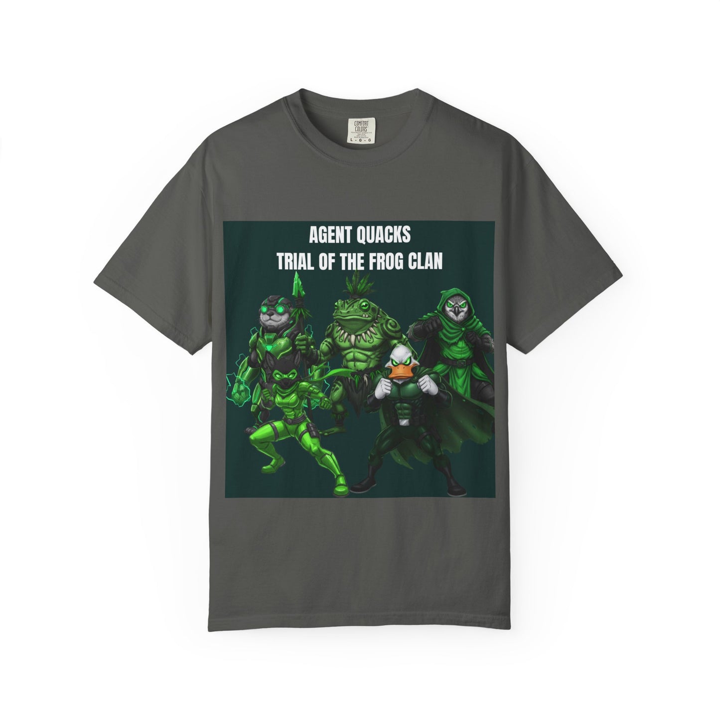 Agent Quacks – The Trial of the Frog Clan | Unisex Garment-Dyed T-Shirt