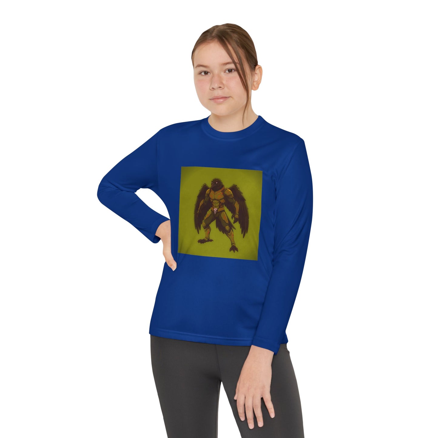 Agent Quacks Series Youth Long Sleeve Competitor Tee - Nightclaw Design