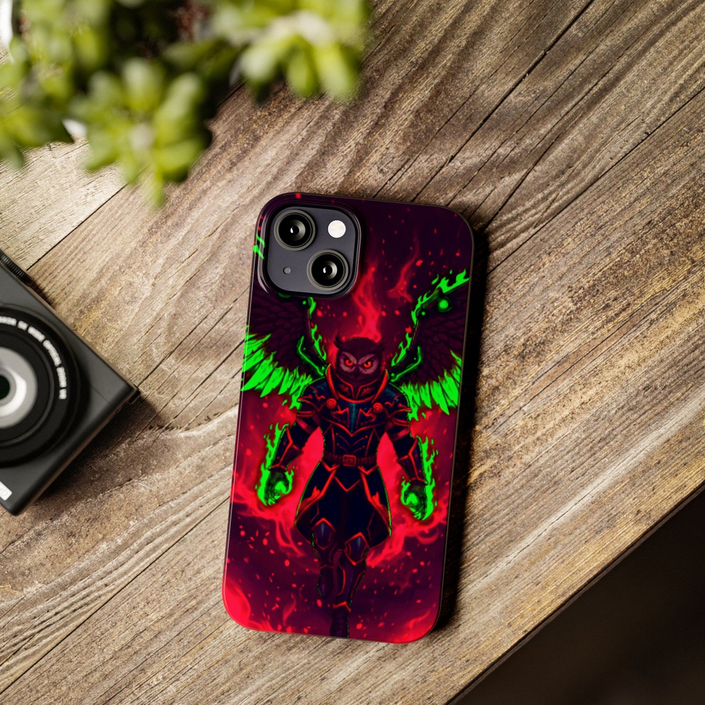 Halloween Agent Quacks Series Slim Phone Cases - Fiery General Onyx Design