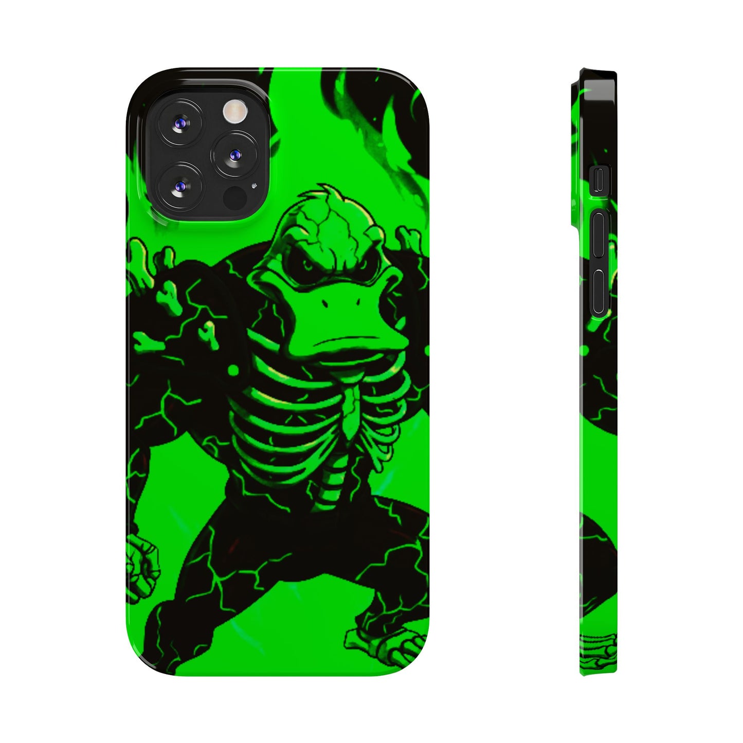 Halloween Agent Quacks Series Slim Phone Cases - Skeleton Quacks Design