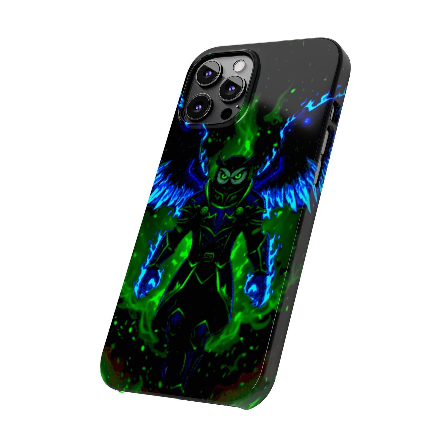 Halloween Agent Quacks Series Slim Phone Cases - Fiery General Onyx Design