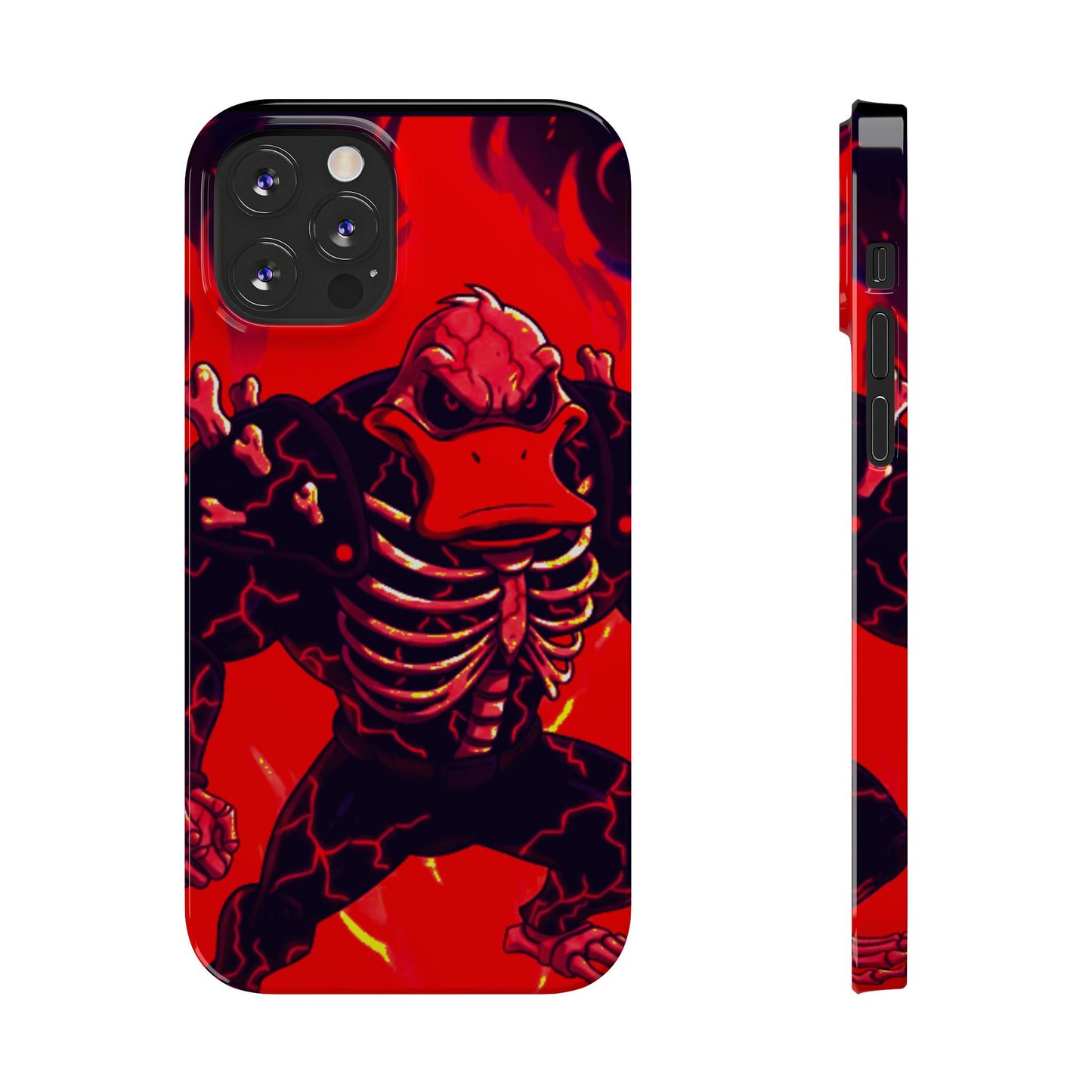 Halloween Agent Quacks Series Slim Phone Cases - Skeleton Quacks Design