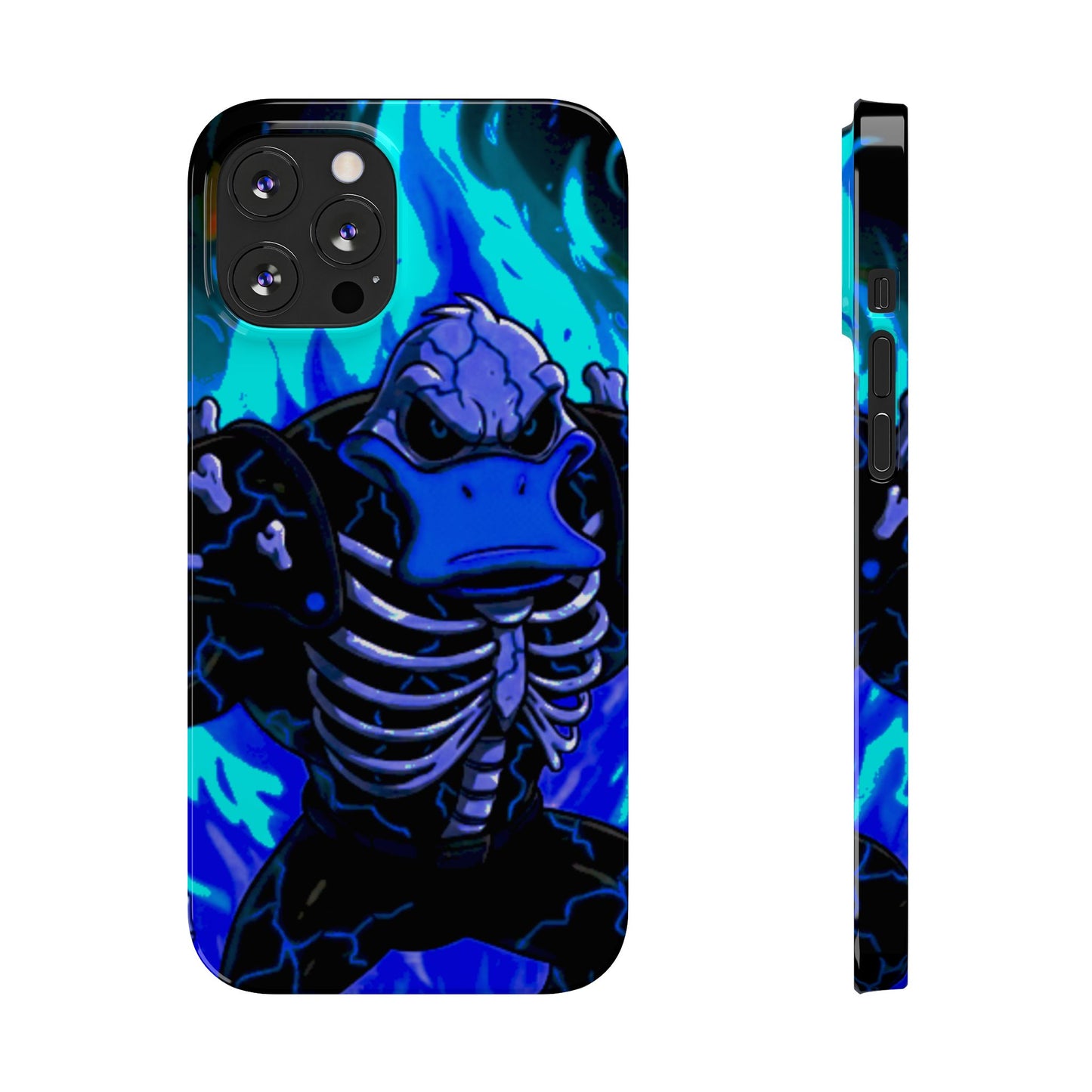 Halloween Agent Quacks Series Slim Phone Cases - Skeleton Quacks Design