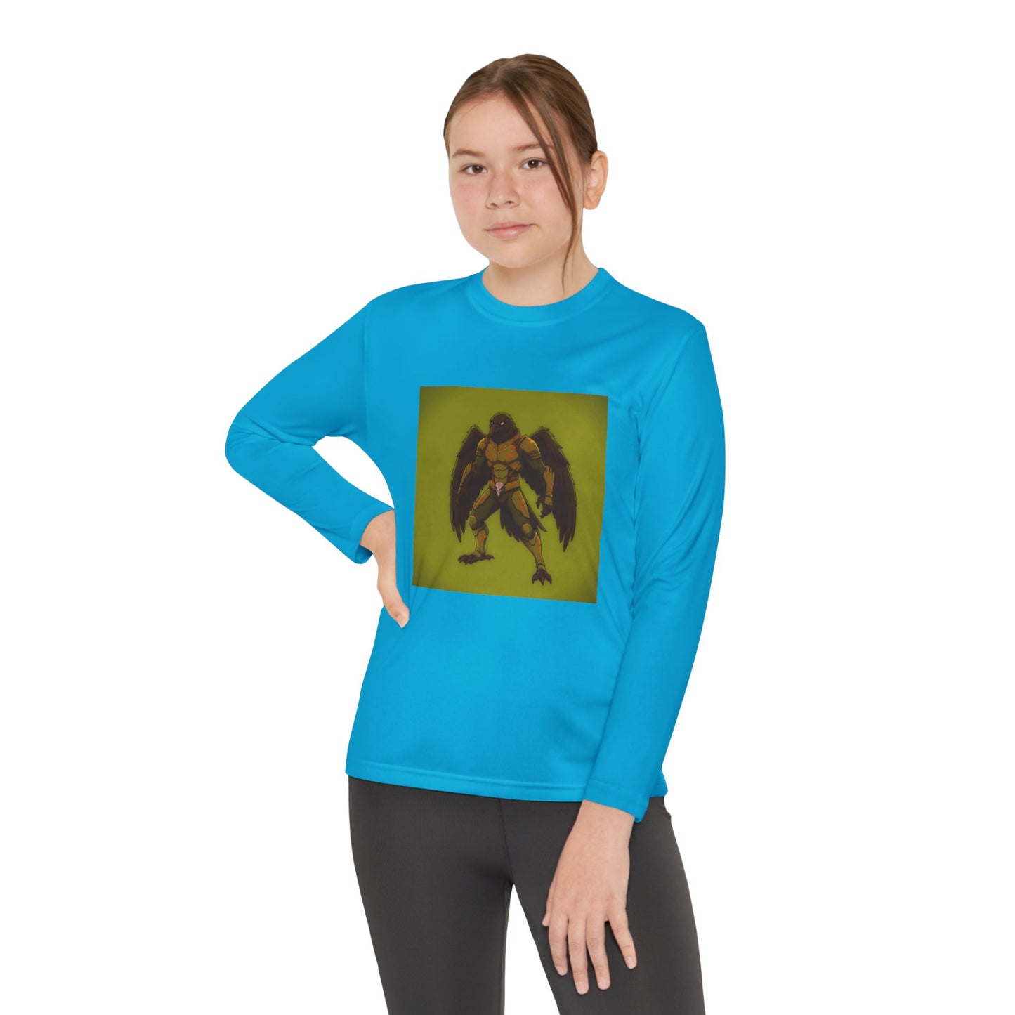 Agent Quacks Series Youth Long Sleeve Competitor Tee - Nightclaw Design