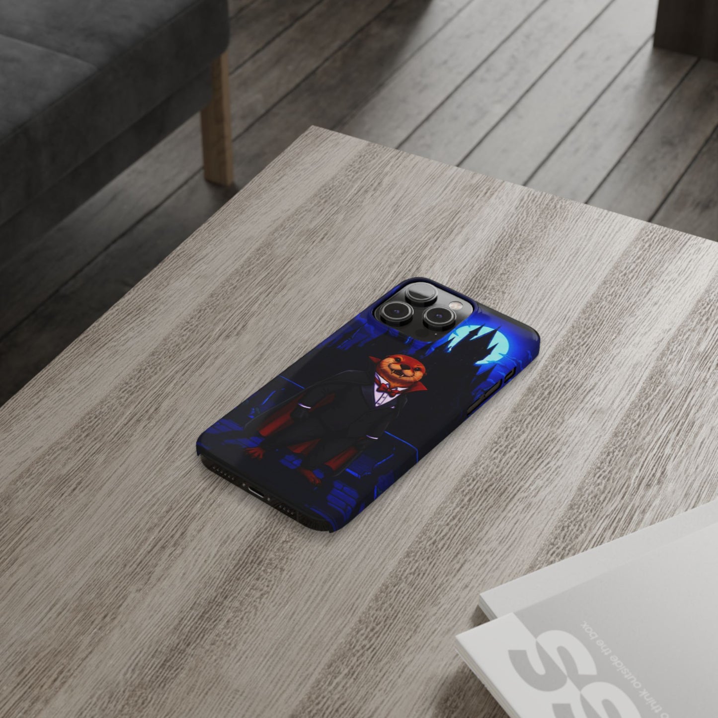 Halloween Agent Quacks Series Slim Phone Cases - Vampire Gearshift Design