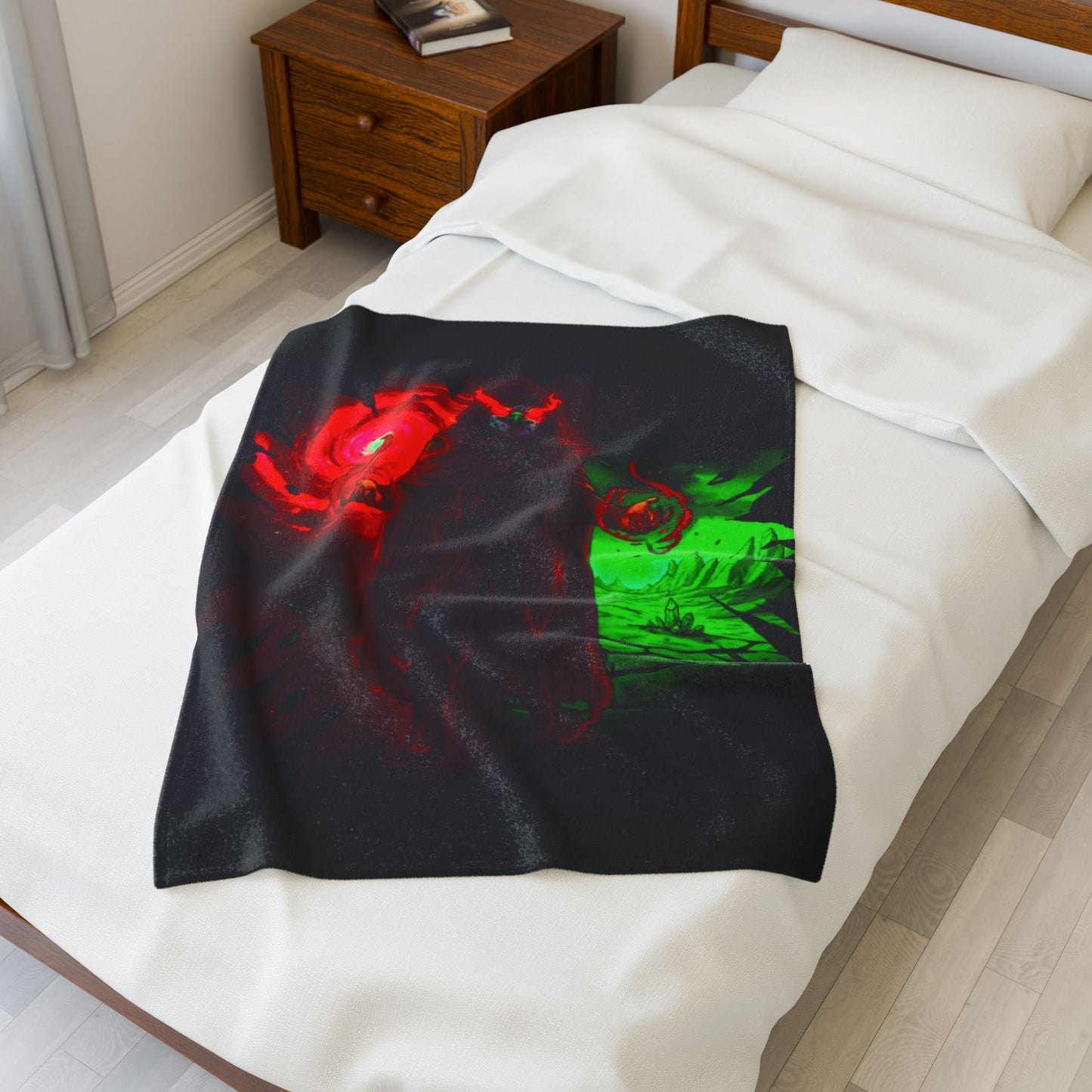 Halloween Agent Quacks Series Velveteen Plush Blanket - Wizard Talon Design