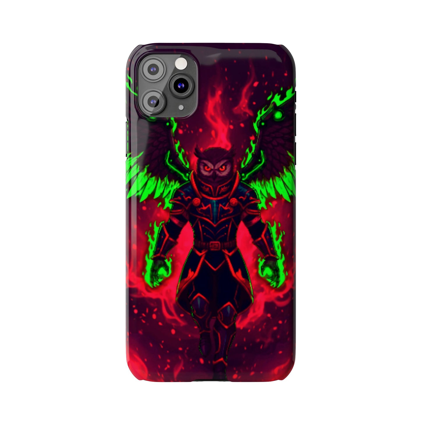 Halloween Agent Quacks Series Slim Phone Cases - Fiery General Onyx Design