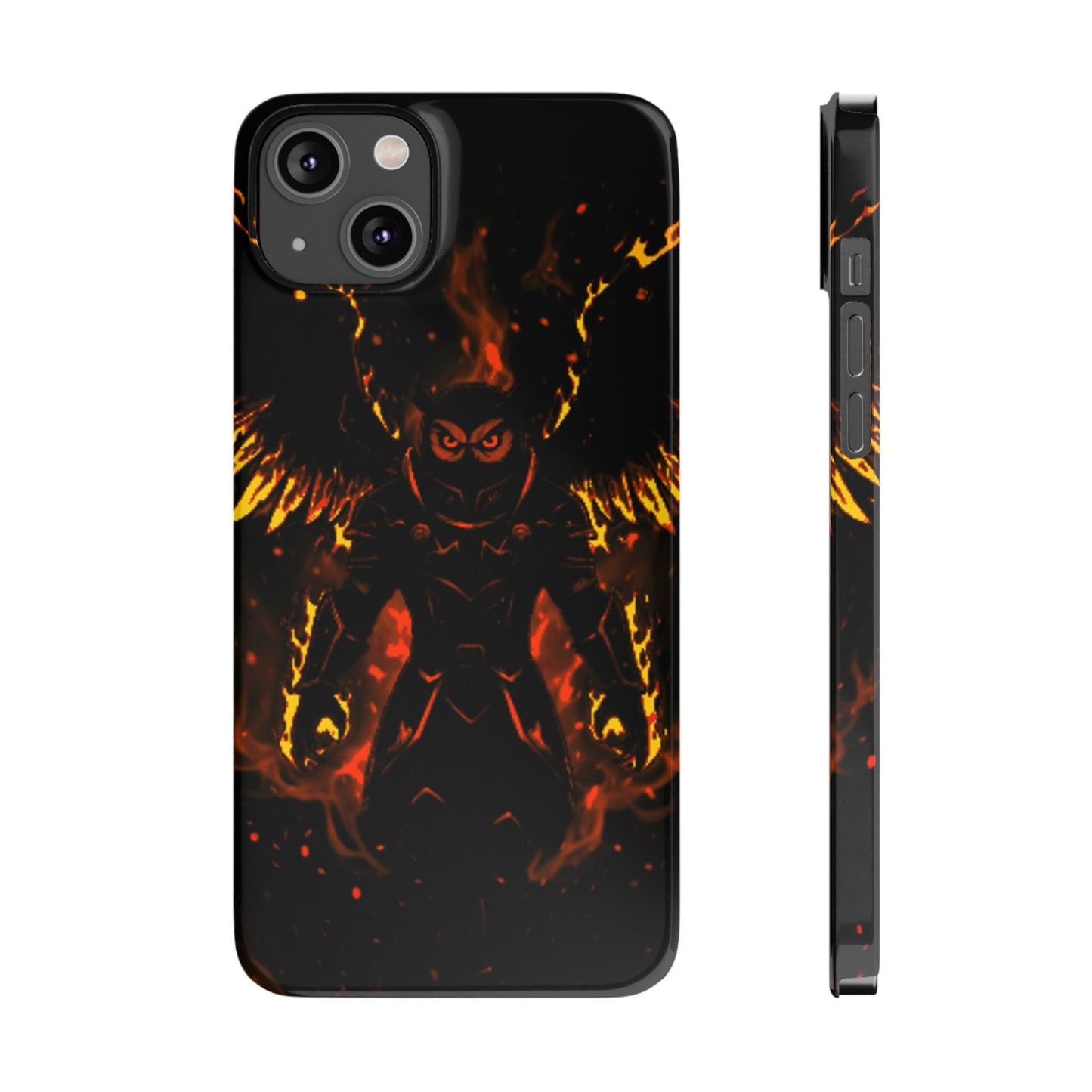 Halloween Agent Quacks Series Slim Phone Cases - Fiery General Onyx Design