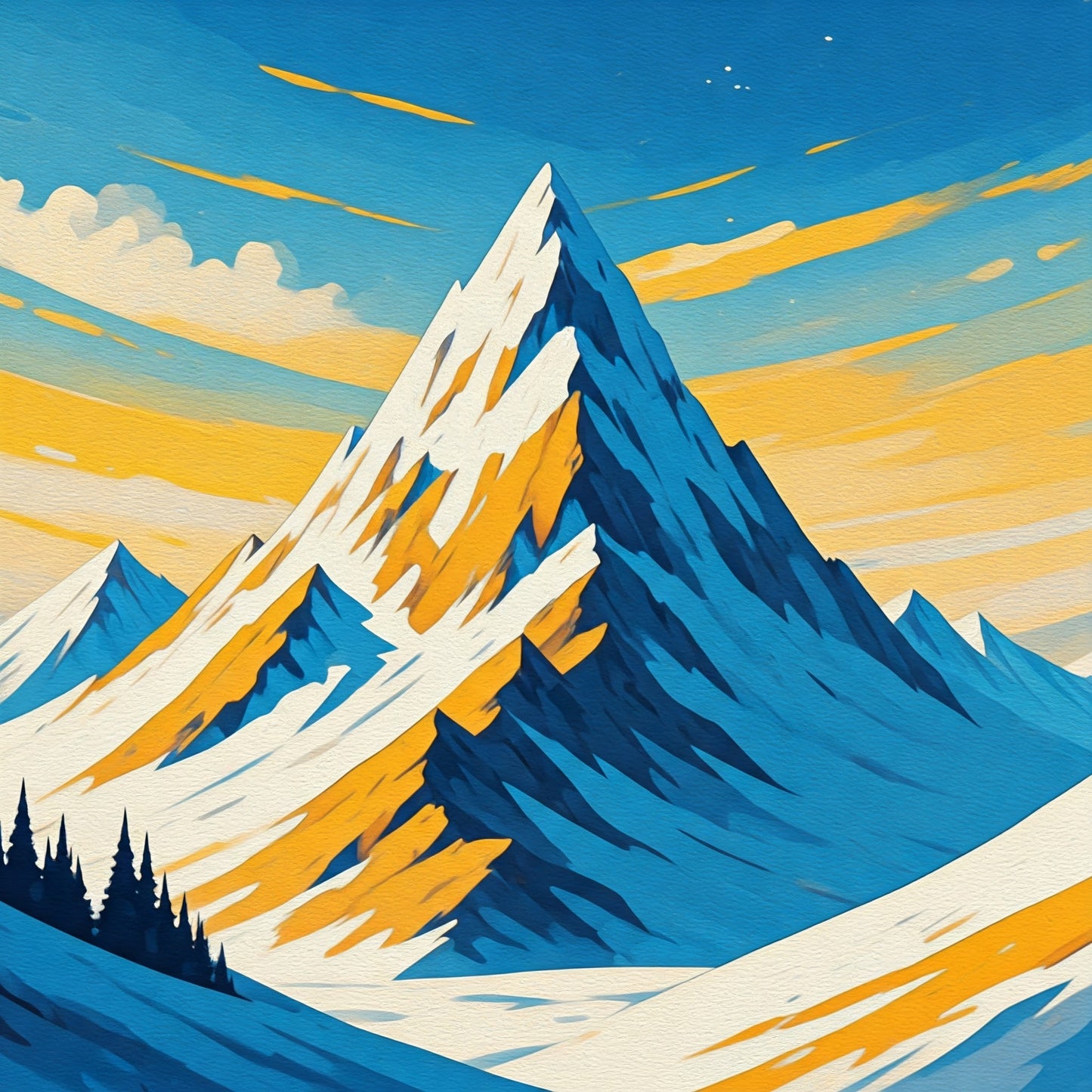 A Mix of beautiful Snowy Mountain Landscapes and Abstract Super bundle pack of 190