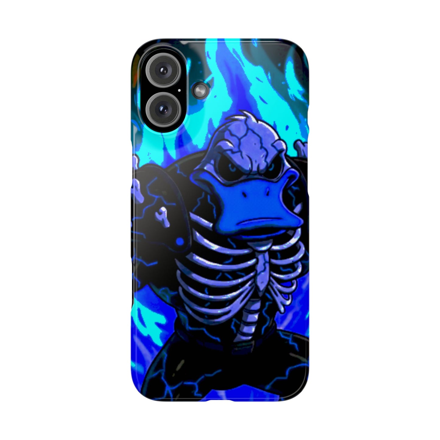 Halloween Agent Quacks Series Slim Phone Cases - Skeleton Quacks Design
