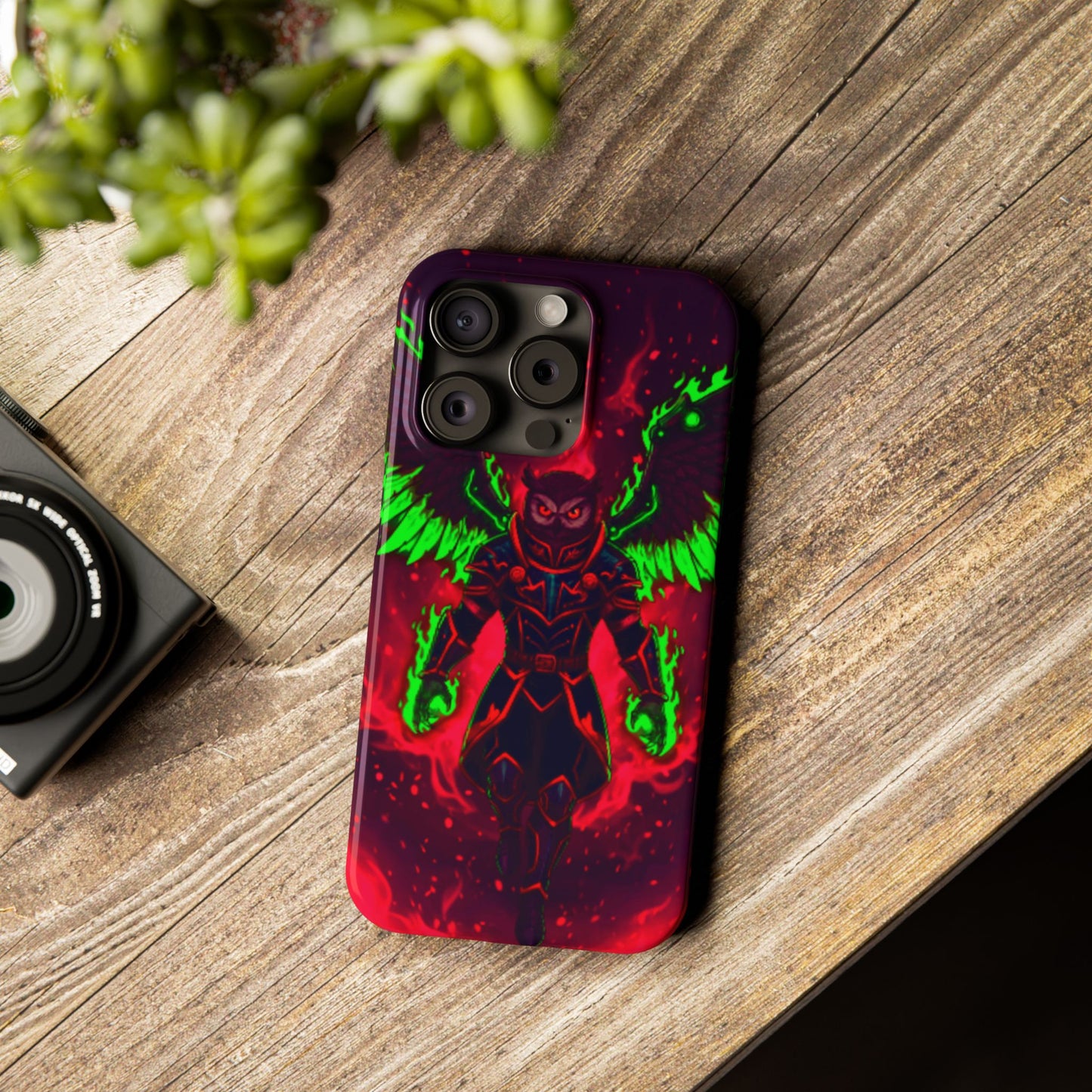 Halloween Agent Quacks Series Slim Phone Cases - Fiery General Onyx Design