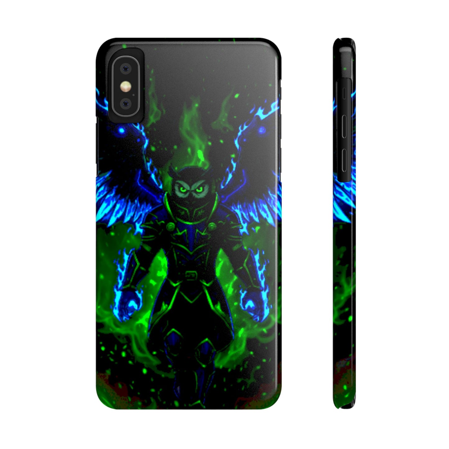 Halloween Agent Quacks Series Slim Phone Cases - Fiery General Onyx Design