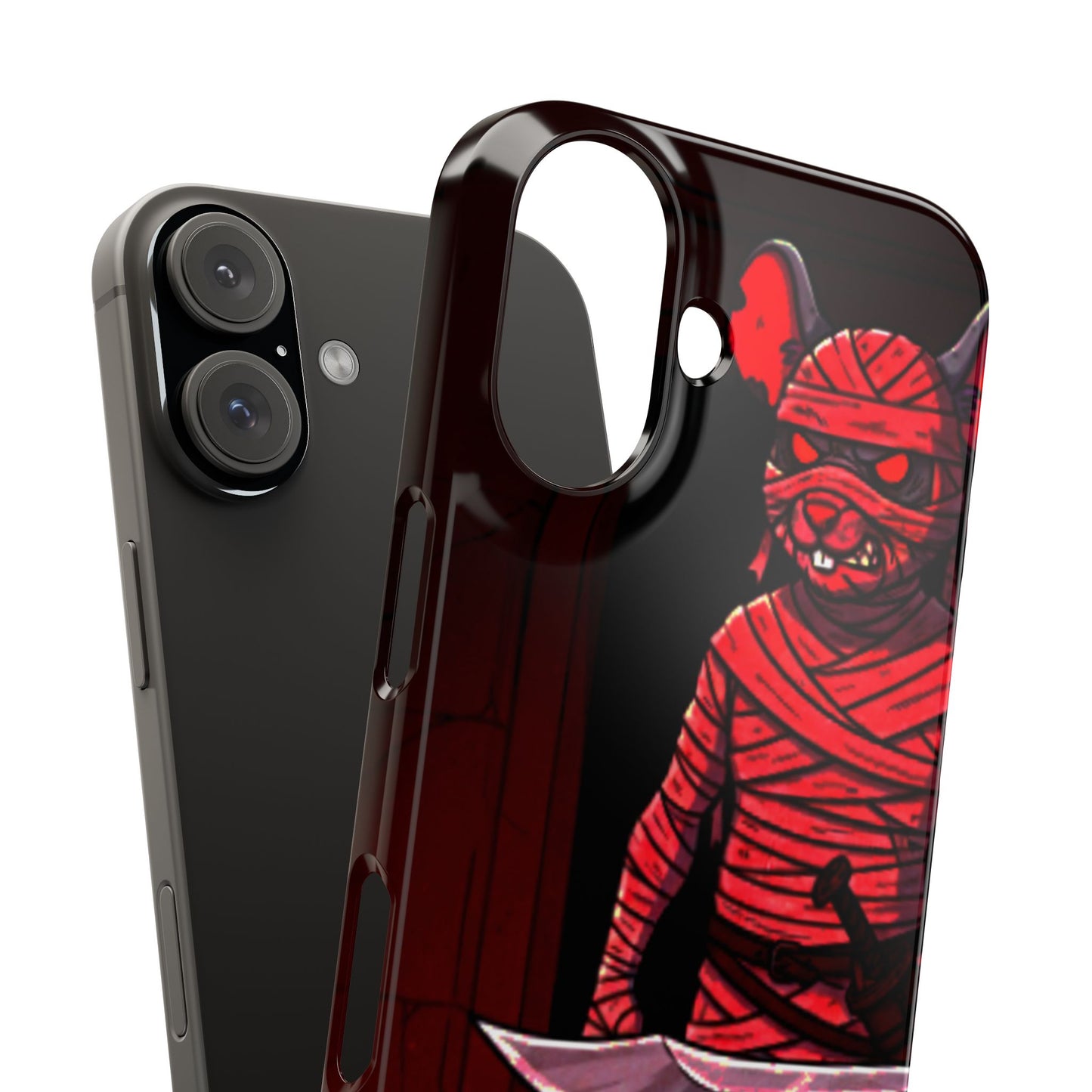 Halloween Agent Quacks Series Slim Phone Cases - Mummy Dr Murn Design