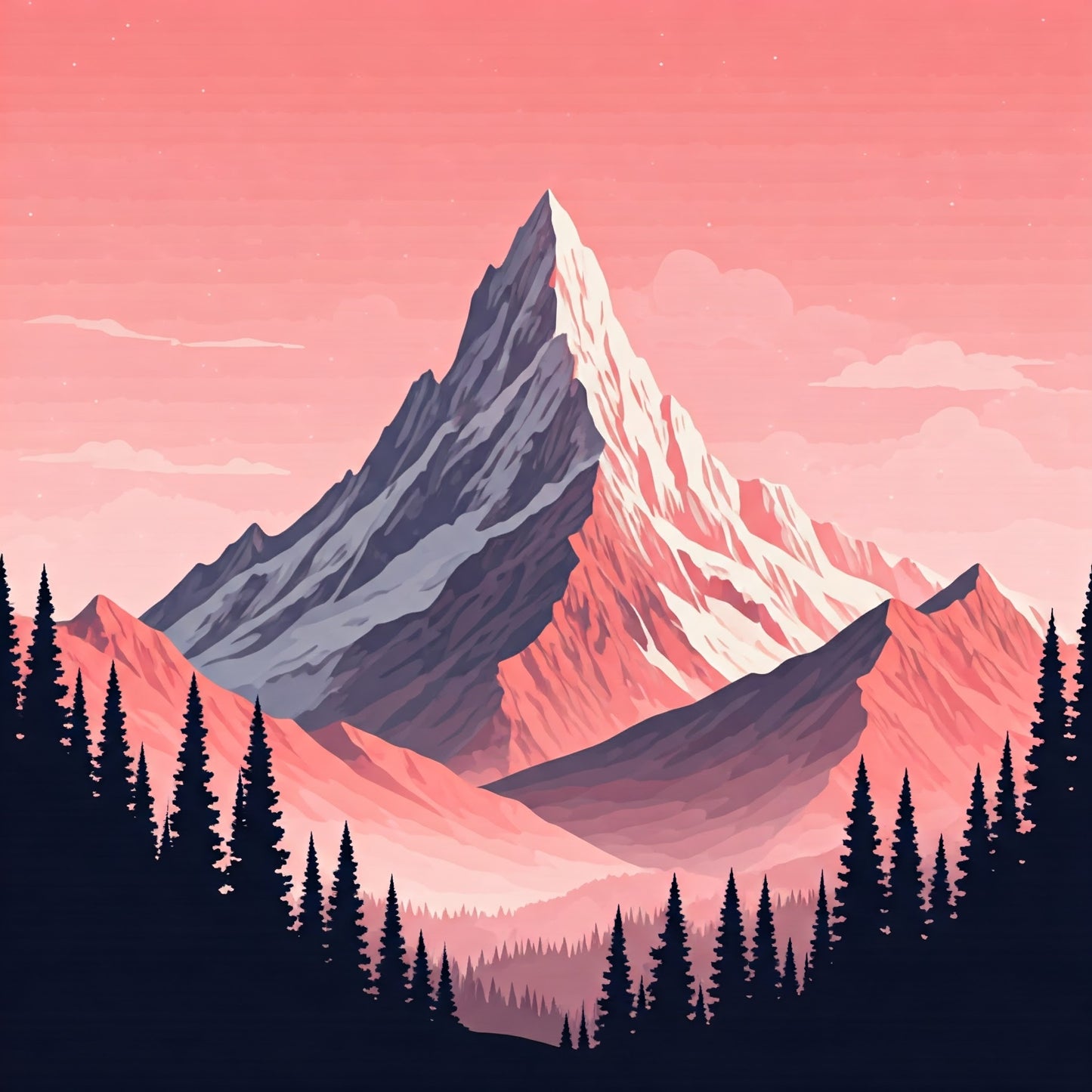 A Mix of beautiful Snowy Mountain Landscapes and Abstract Super bundle pack of 190