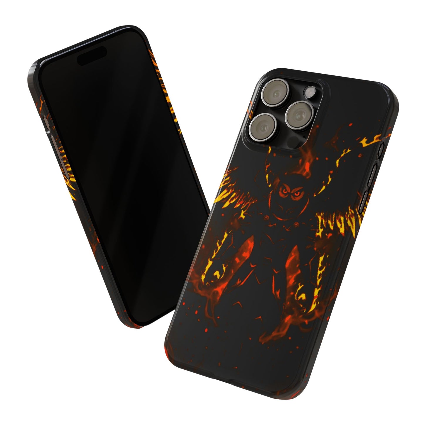 Halloween Agent Quacks Series Slim Phone Cases - Fiery General Onyx Design