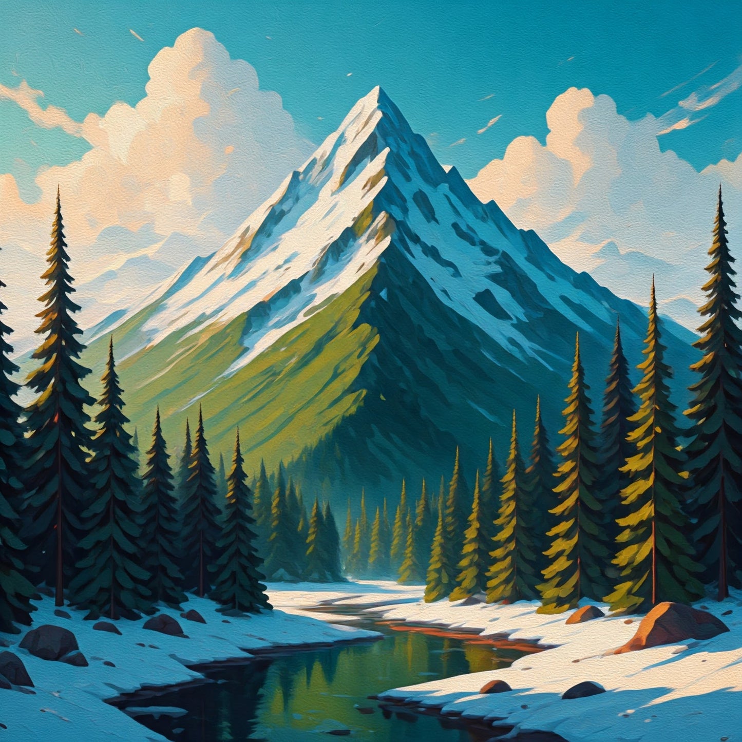 A Mix of beautiful Snowy Mountain Landscapes and Abstract Super bundle pack of 190