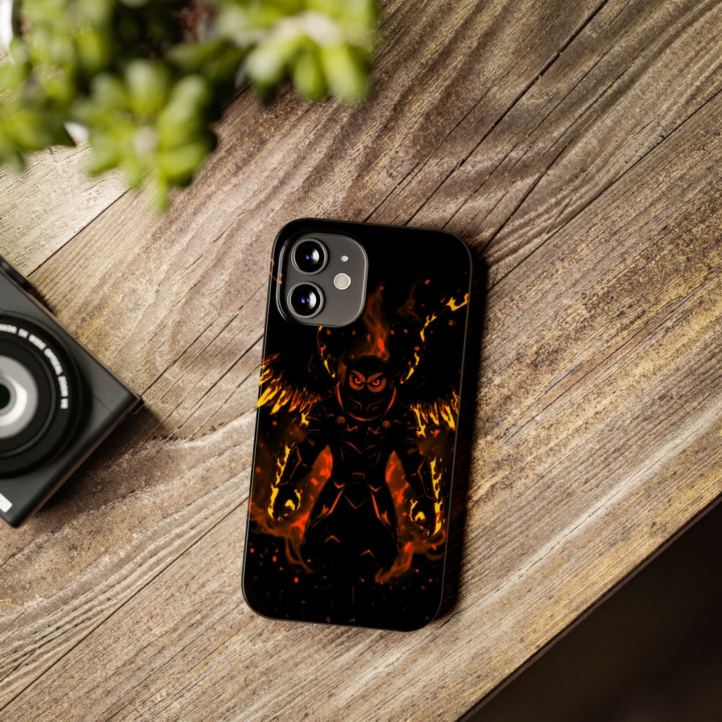 Halloween Agent Quacks Series Slim Phone Cases - Fiery General Onyx Design