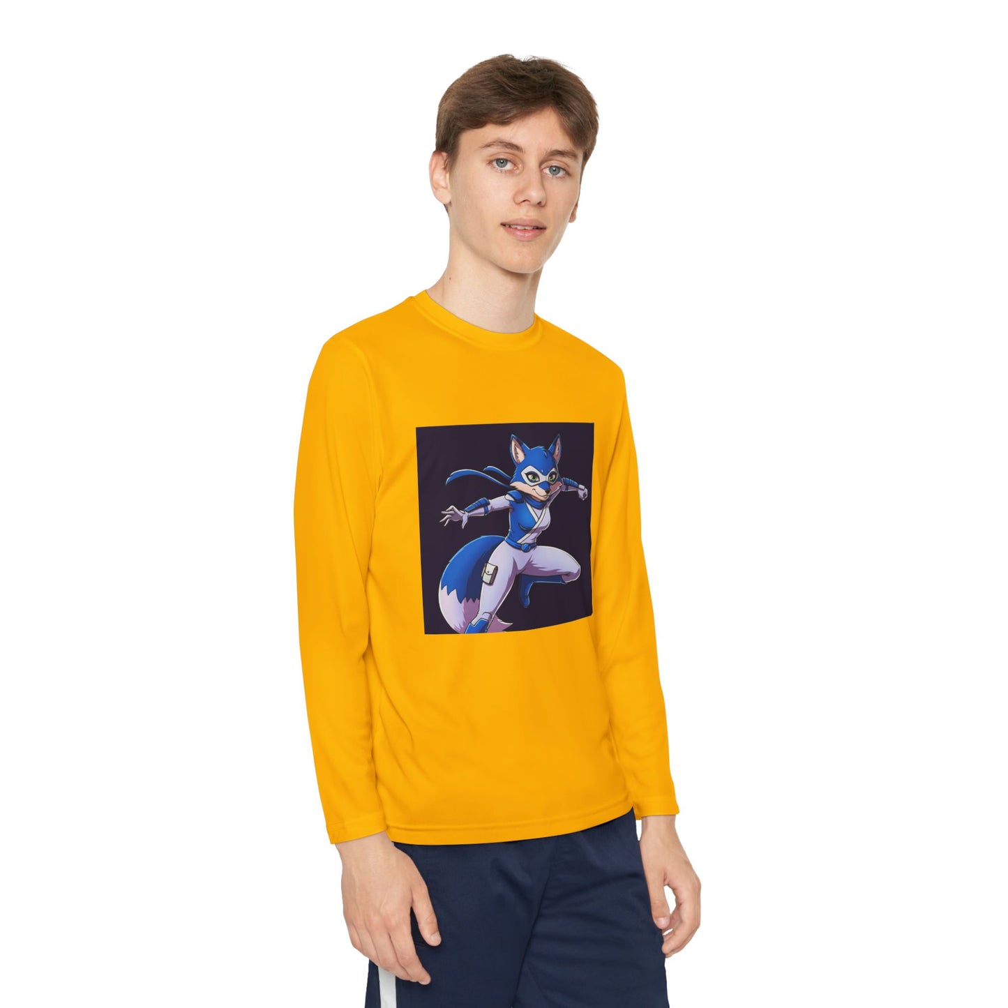 Agent Quacks Series Youth Long Sleeve Competitor Tee - Vixx Design