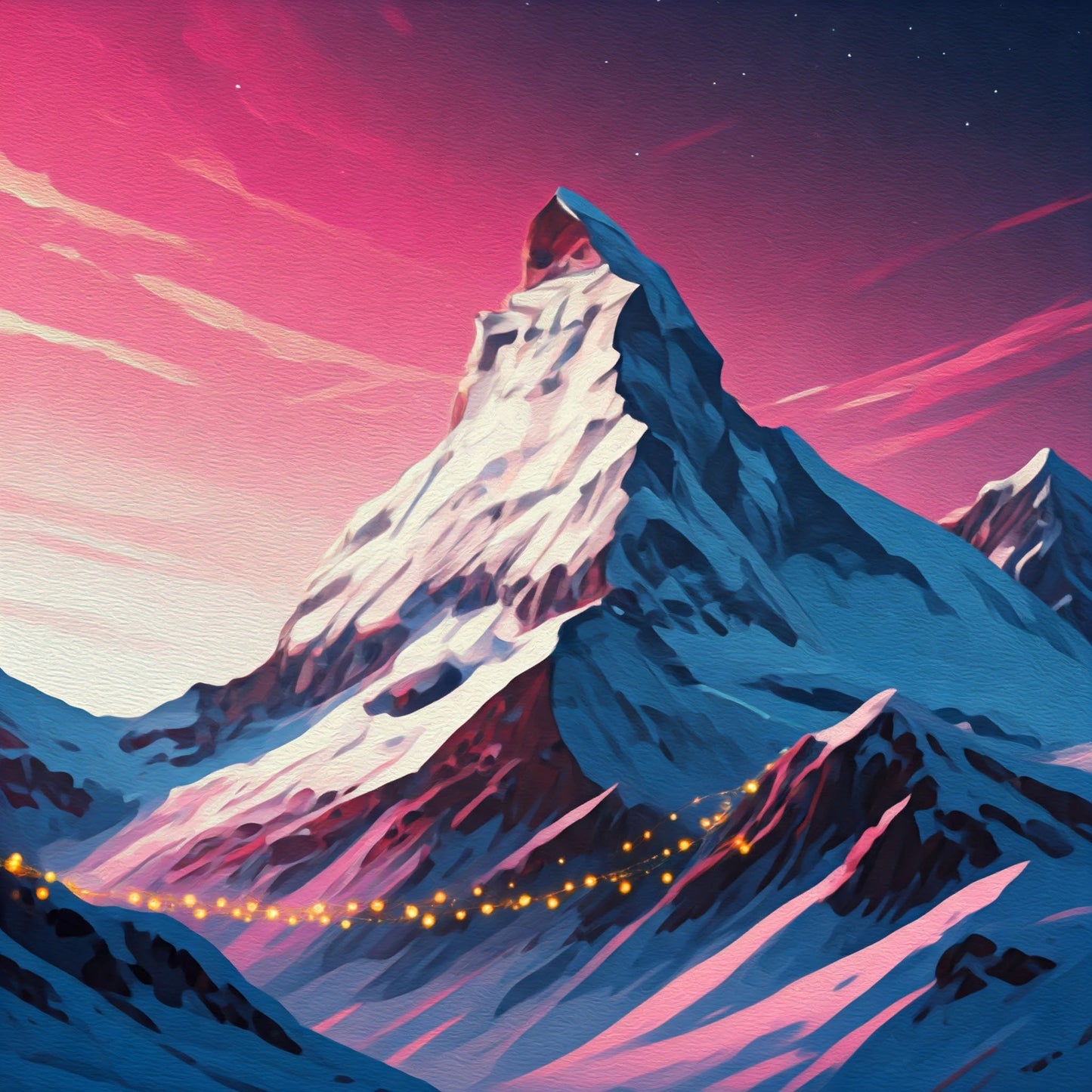 A Mix of beautiful Snowy Mountain Landscapes and Abstract Super bundle pack of 190