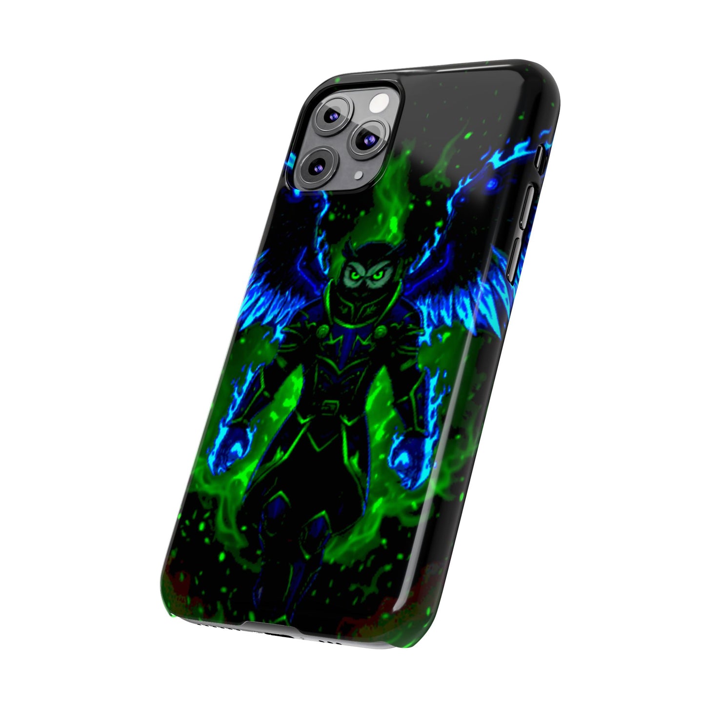 Halloween Agent Quacks Series Slim Phone Cases - Fiery General Onyx Design
