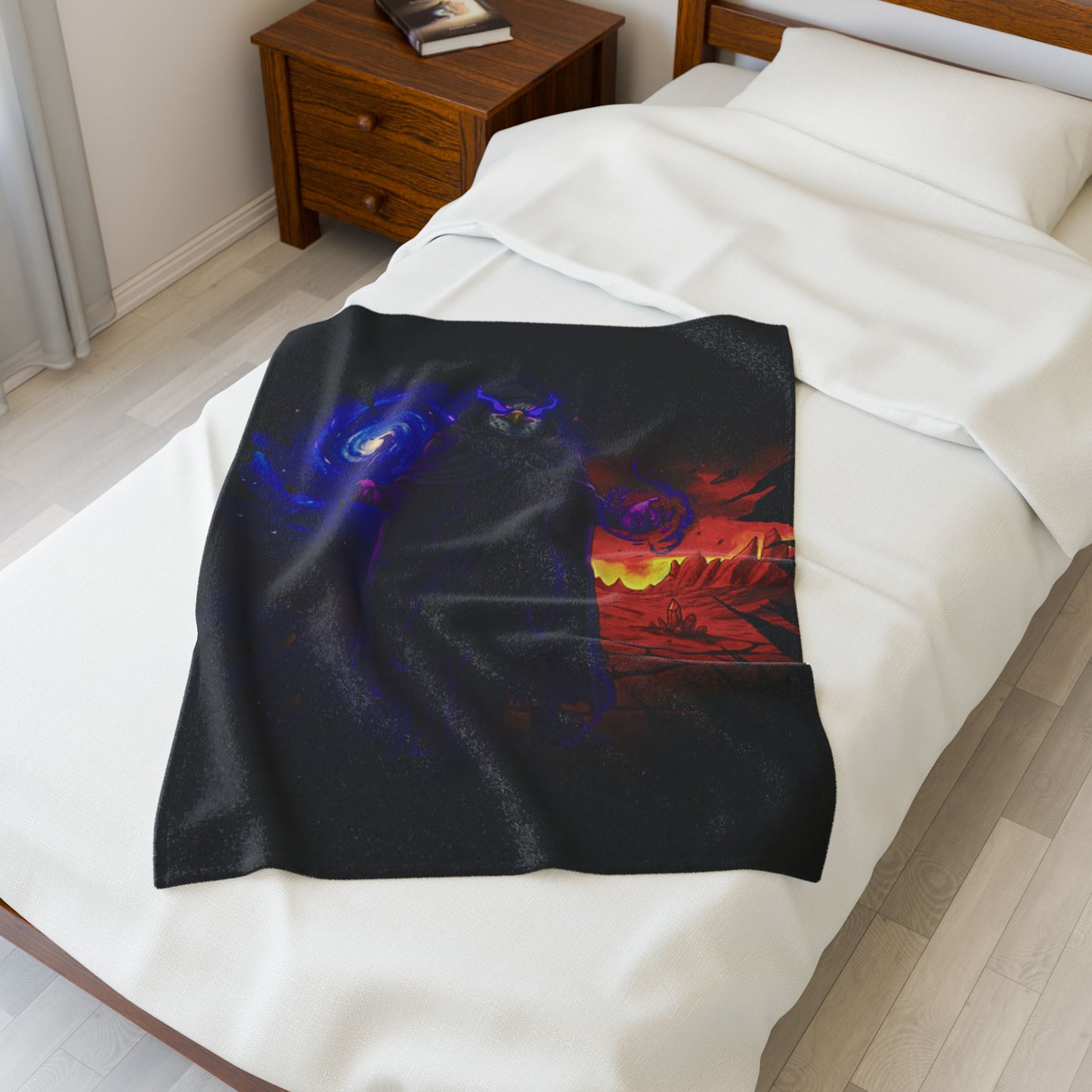 Halloween Agent Quacks Series Velveteen Plush Blanket - Wizard Talon Design