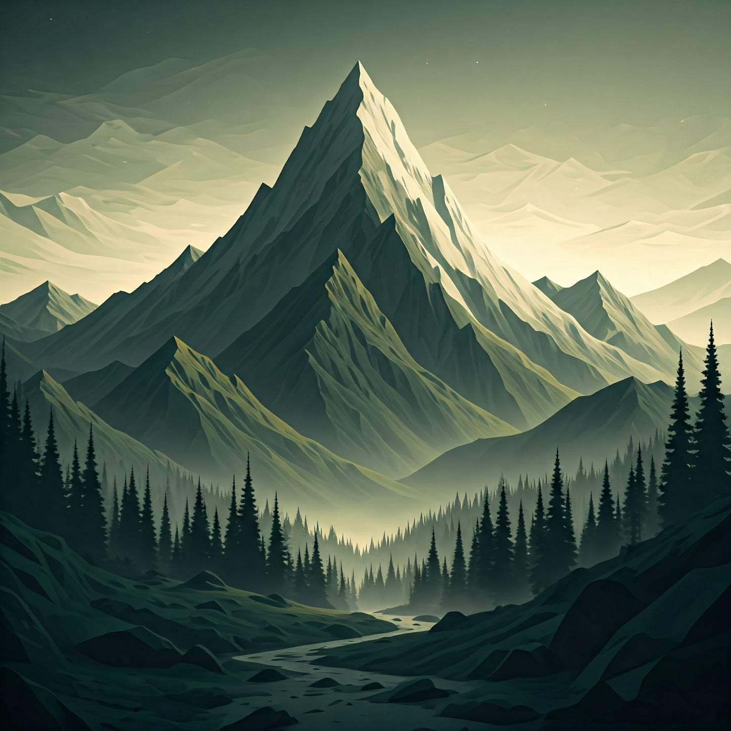 A Mix of beautiful Snowy Mountain Landscapes and Abstract Super bundle pack of 190