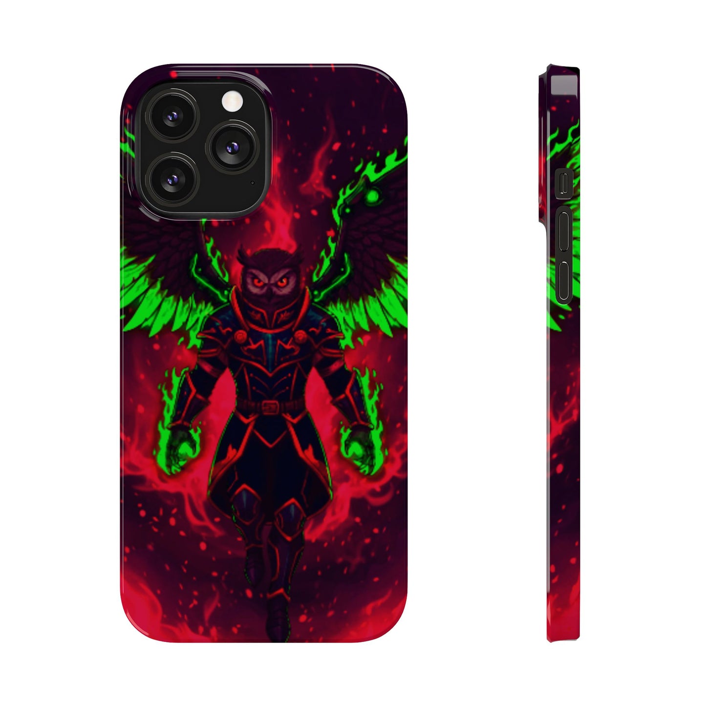 Halloween Agent Quacks Series Slim Phone Cases - Fiery General Onyx Design
