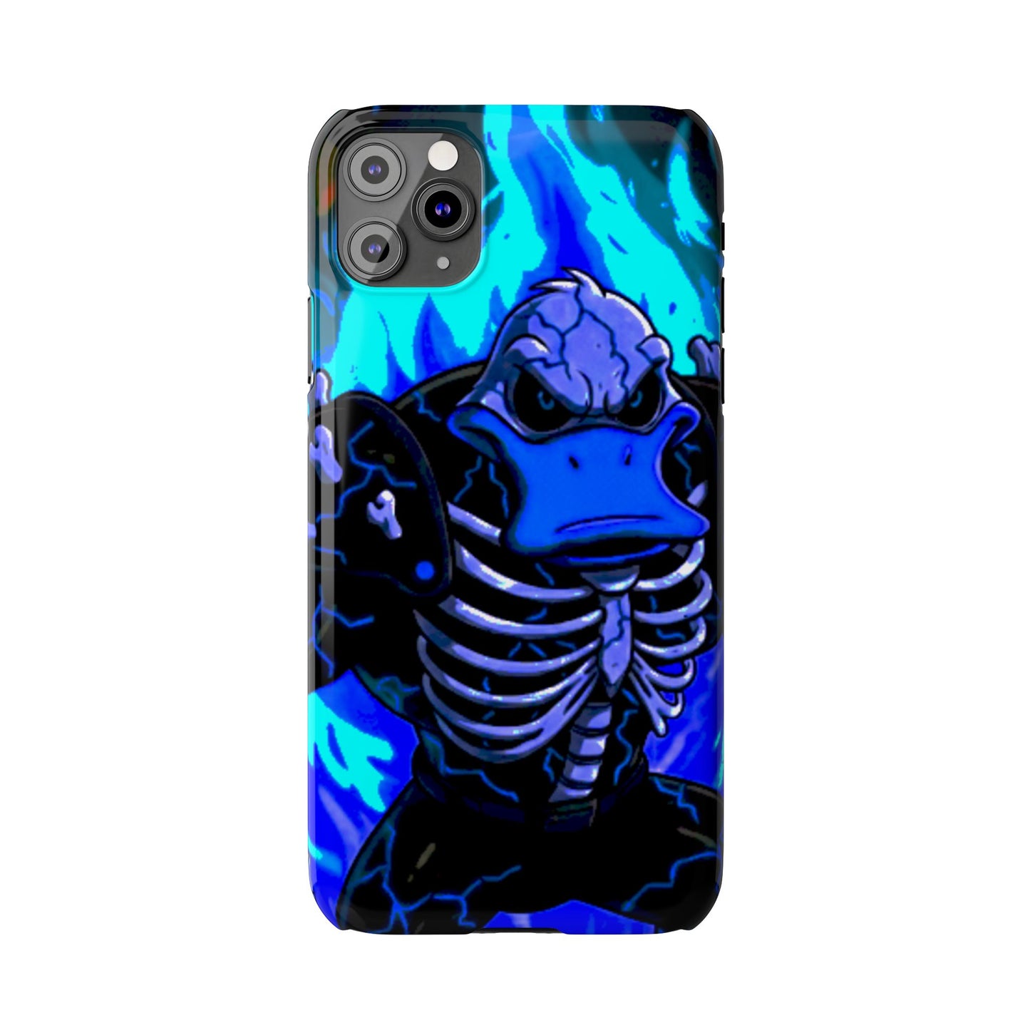 Halloween Agent Quacks Series Slim Phone Cases - Skeleton Quacks Design