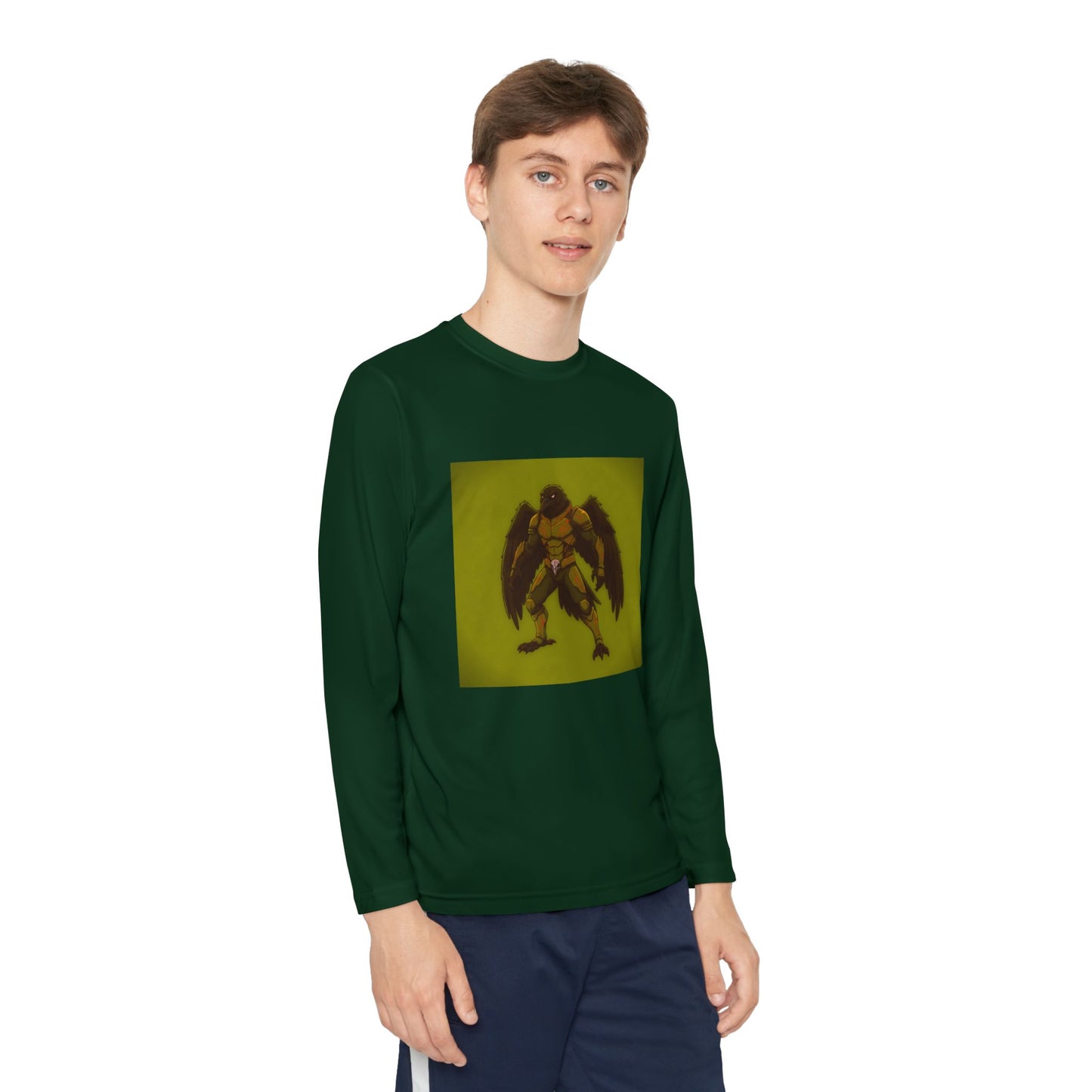 Agent Quacks Series Youth Long Sleeve Competitor Tee - Nightclaw Design