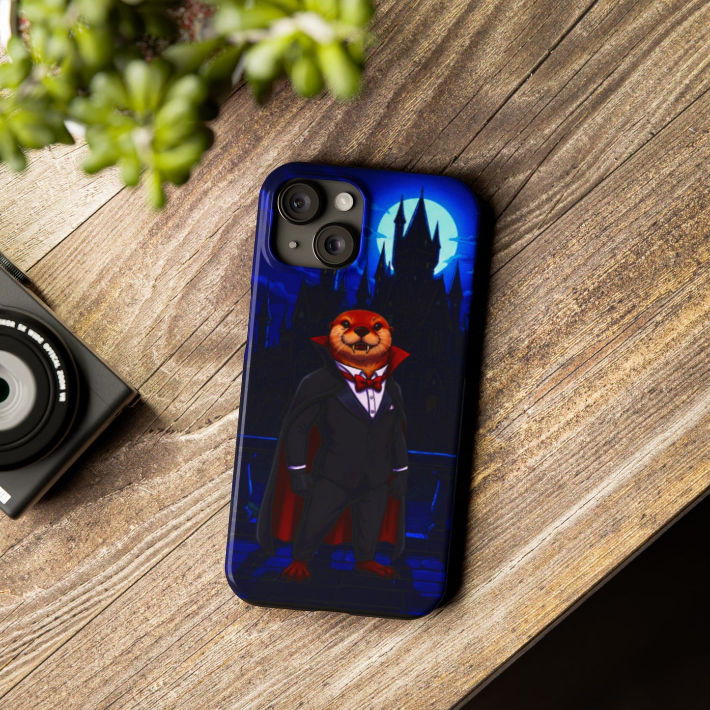 Halloween Agent Quacks Series Slim Phone Cases - Vampire Gearshift Design