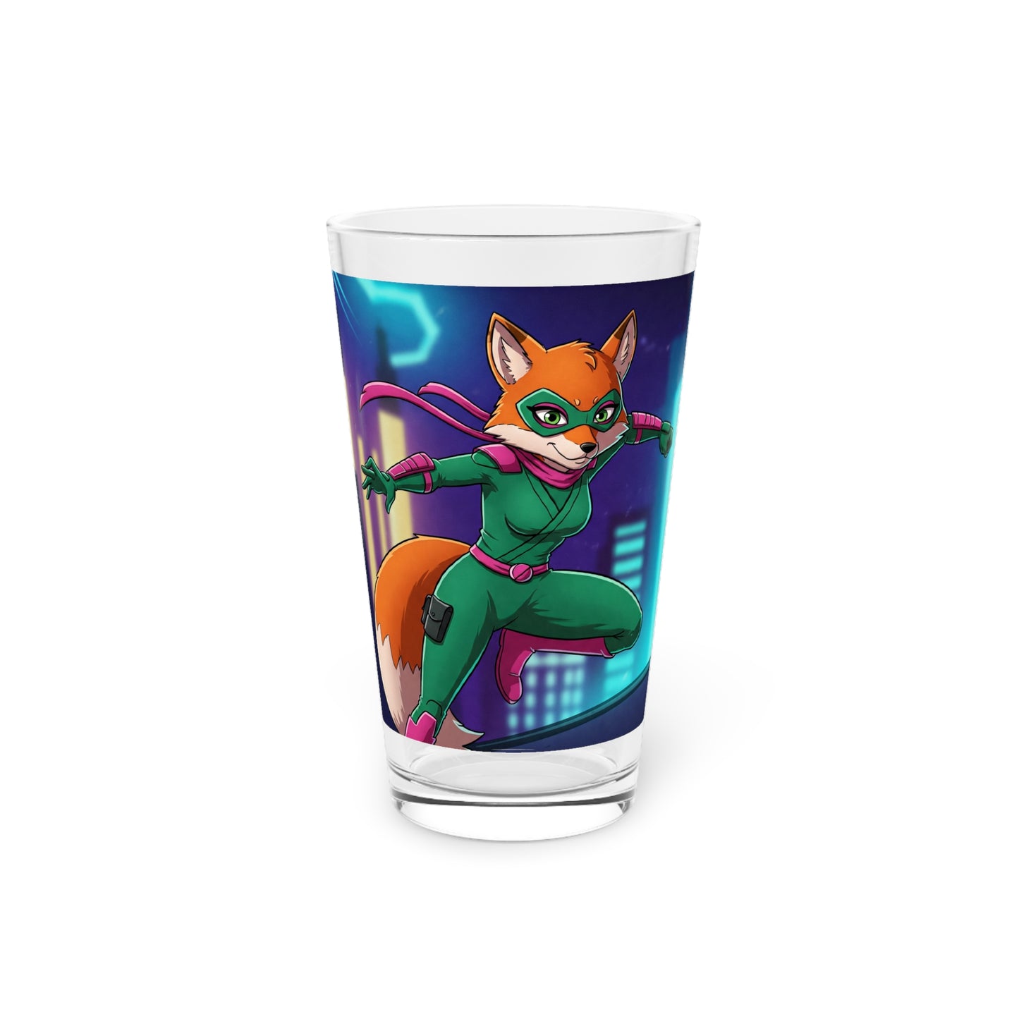 Agent Quacks Series Pint Glass, 16oz - Vixx Design