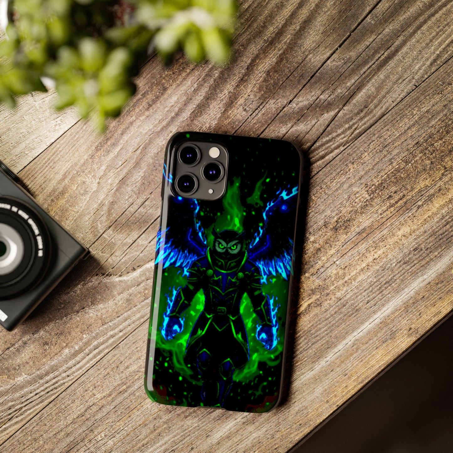 Halloween Agent Quacks Series Slim Phone Cases - Fiery General Onyx Design