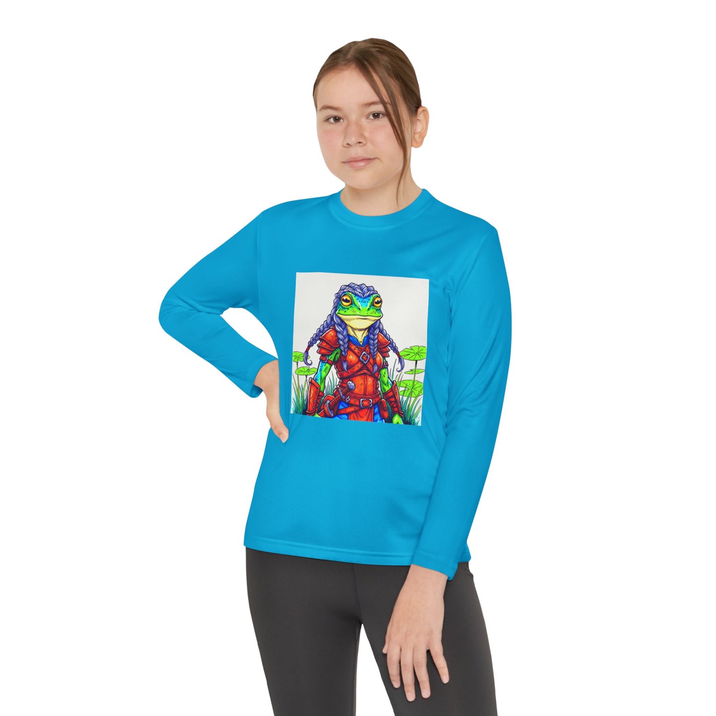 Agent Quacks Series Youth Long Sleeve Competitor Tee - Sarella Design