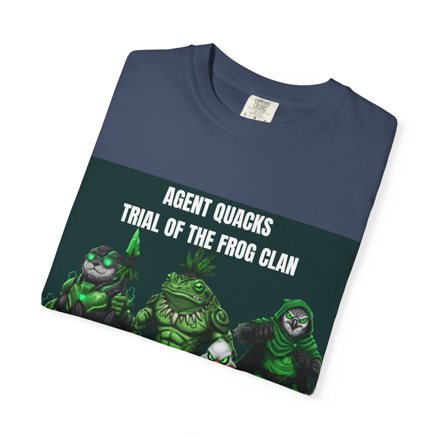 Agent Quacks – The Trial of the Frog Clan | Unisex Garment-Dyed T-Shirt