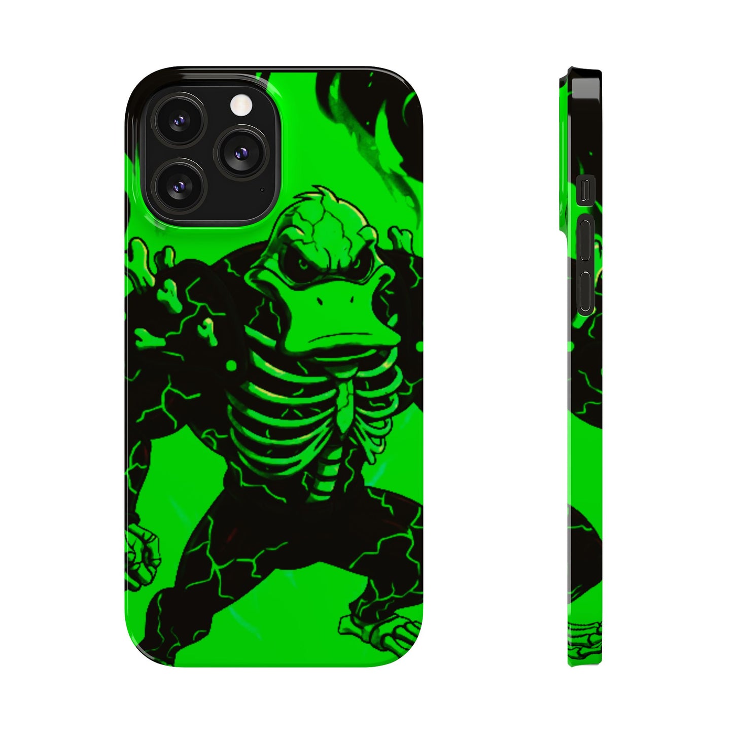 Halloween Agent Quacks Series Slim Phone Cases - Skeleton Quacks Design