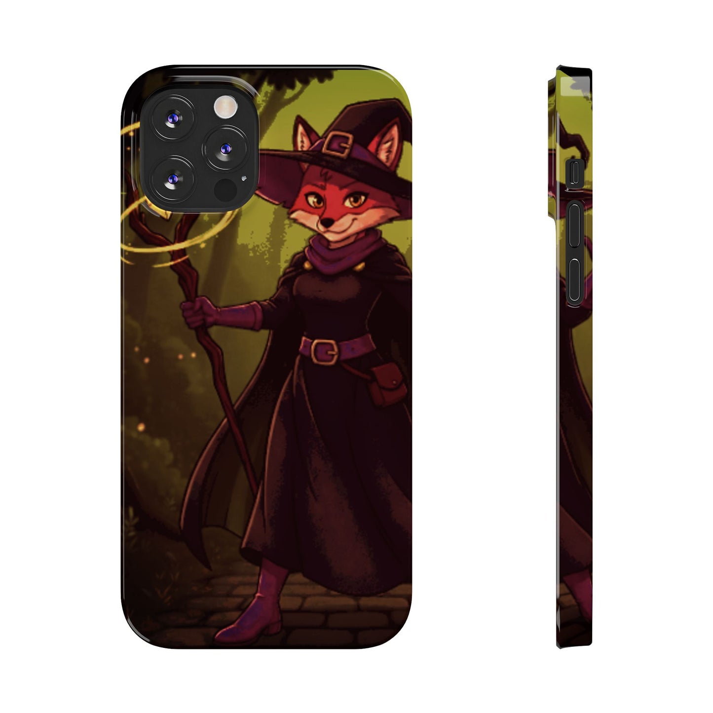 Halloween Agent Quacks Series Slim Phone Cases - Witch Vixx Design