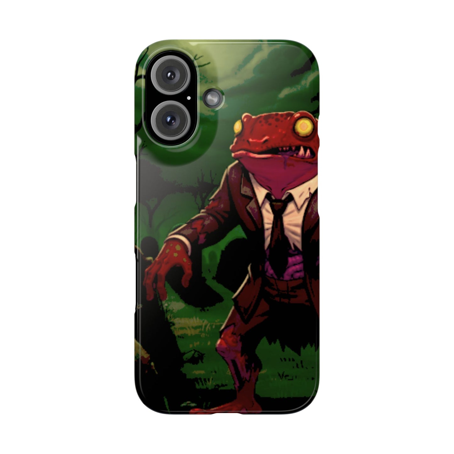 Halloween Agent Quacks Series Slim Phone Cases - Zombie Goro Design