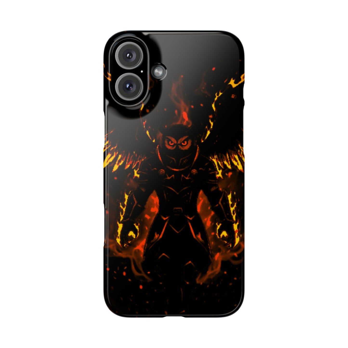 Halloween Agent Quacks Series Slim Phone Cases - Fiery General Onyx Design