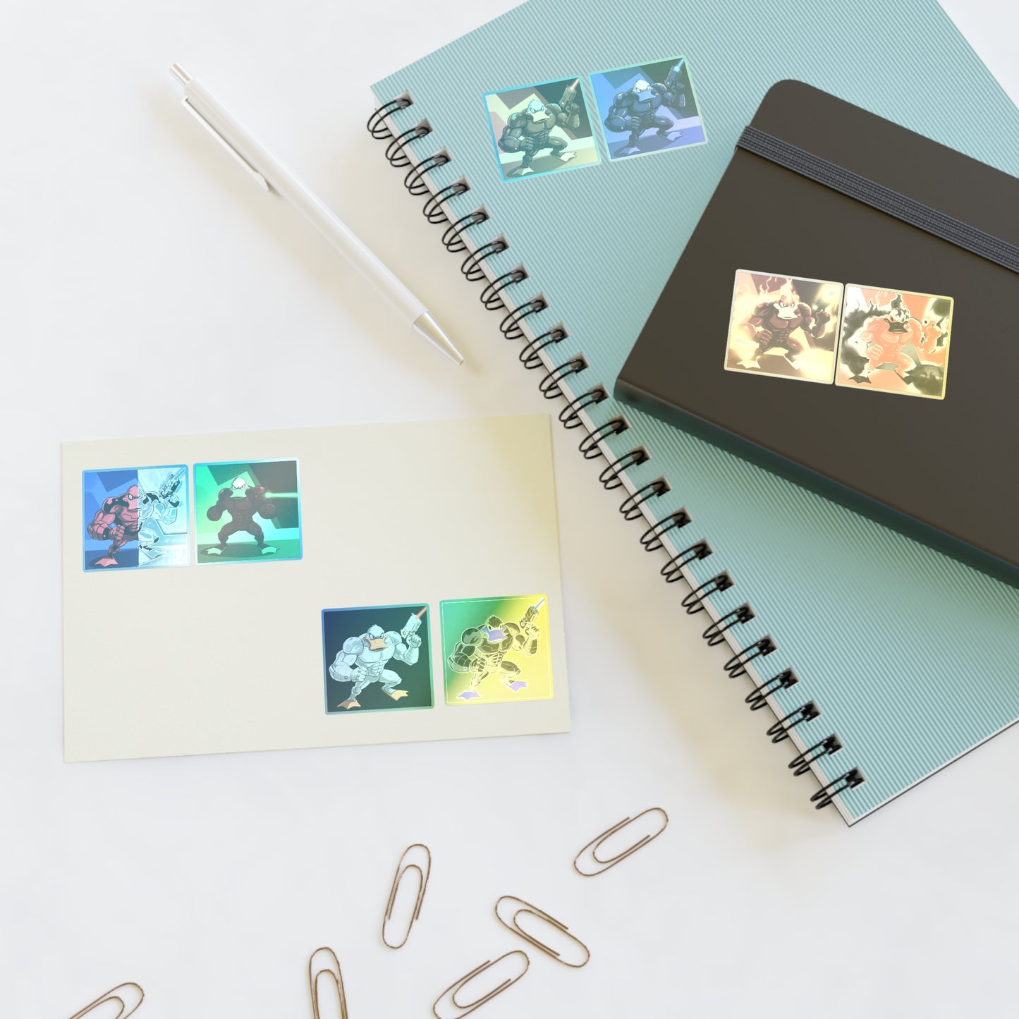 Agent Quacks Series Sticker Sheets - Quacks Design