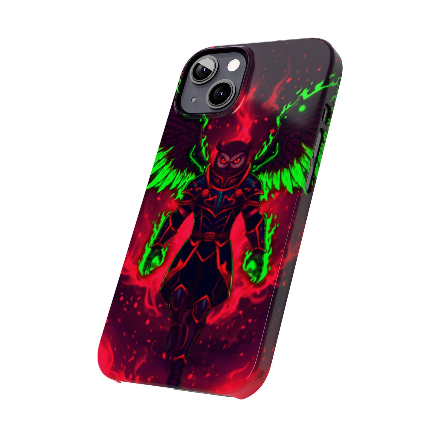 Halloween Agent Quacks Series Slim Phone Cases - Fiery General Onyx Design
