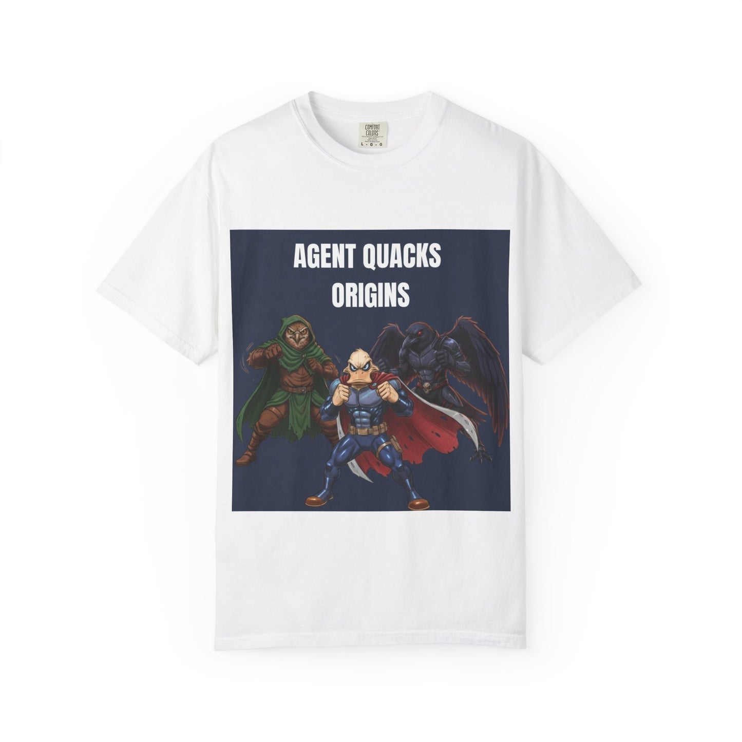 Agent Quacks – Origins | Unisex Garment-Dyed T-Shirt