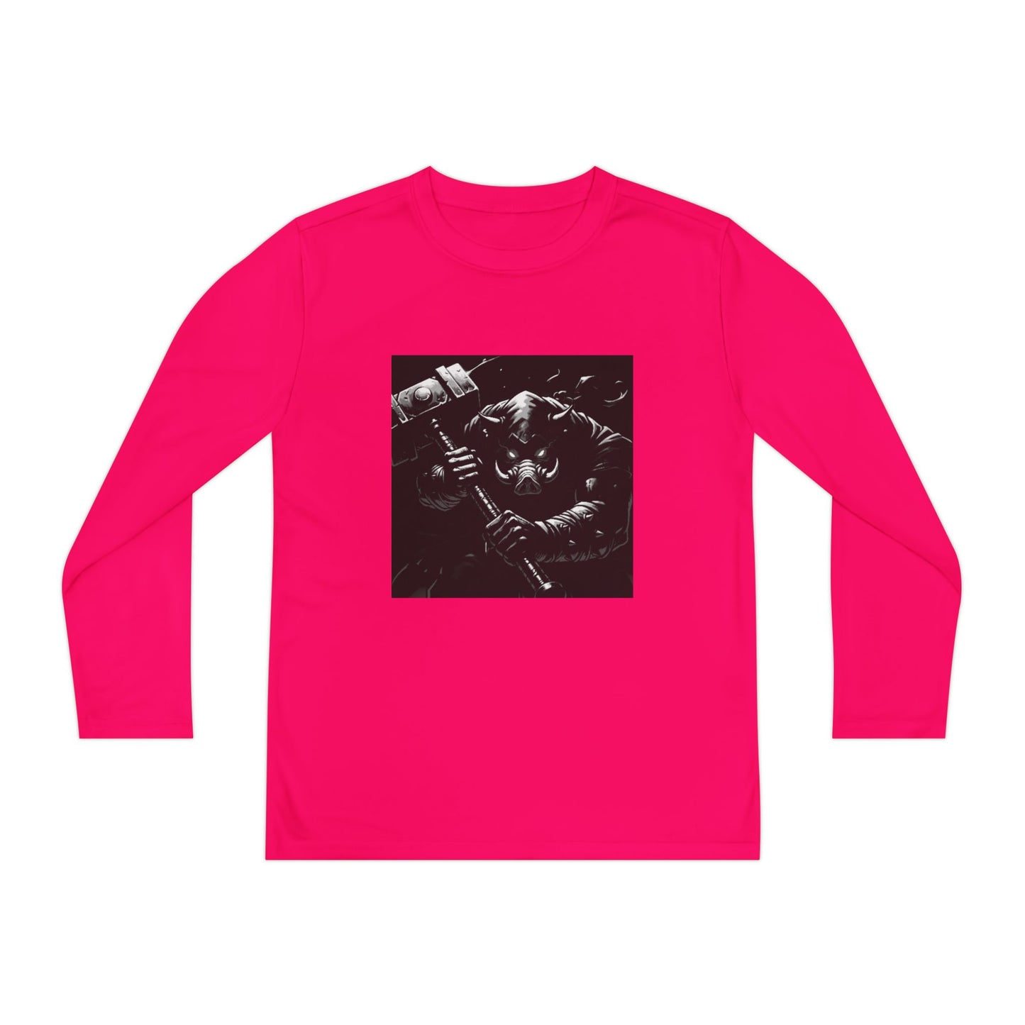 Agent Quacks Series Youth Long Sleeve Competitor Tee - Bloodtusk Design