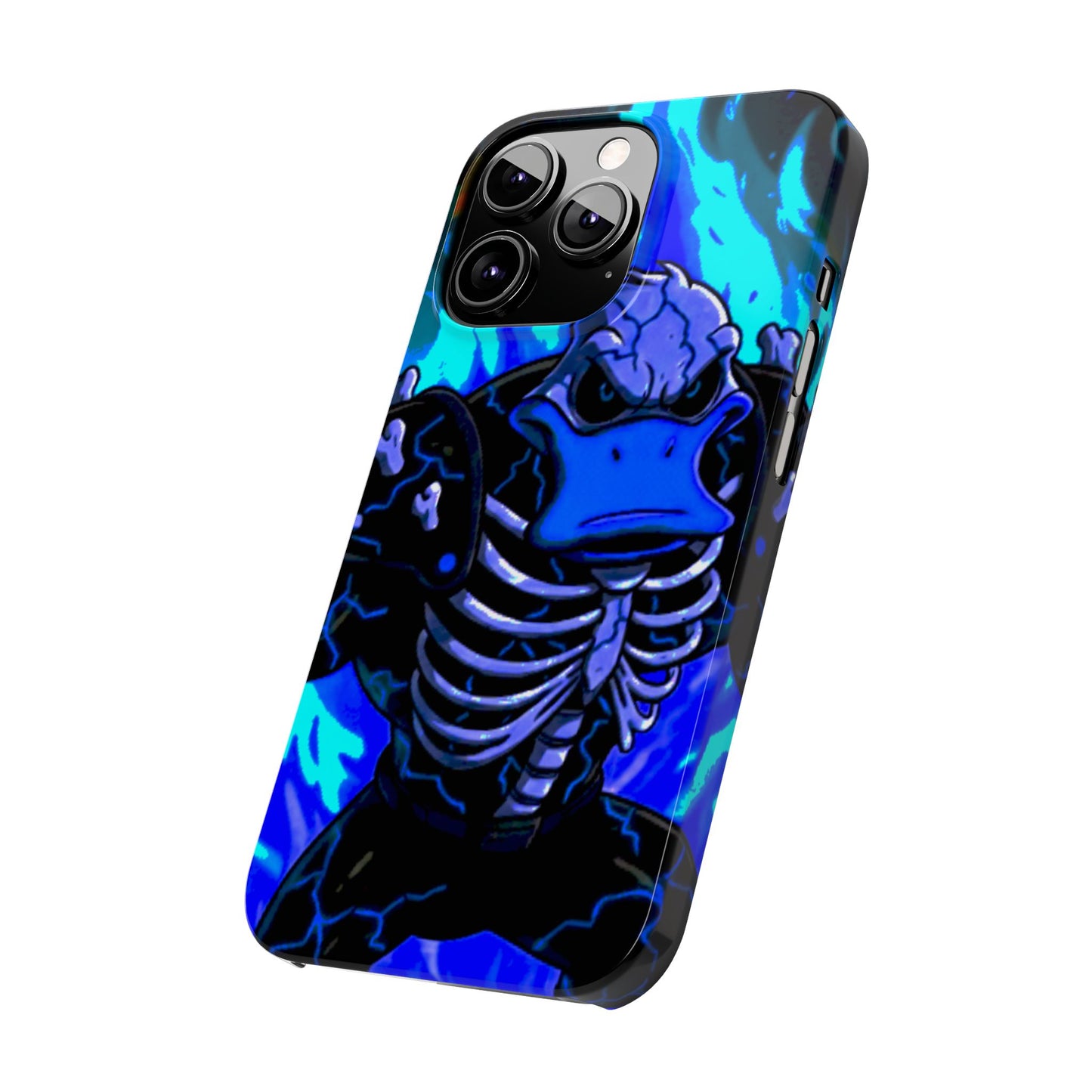 Halloween Agent Quacks Series Slim Phone Cases - Skeleton Quacks Design