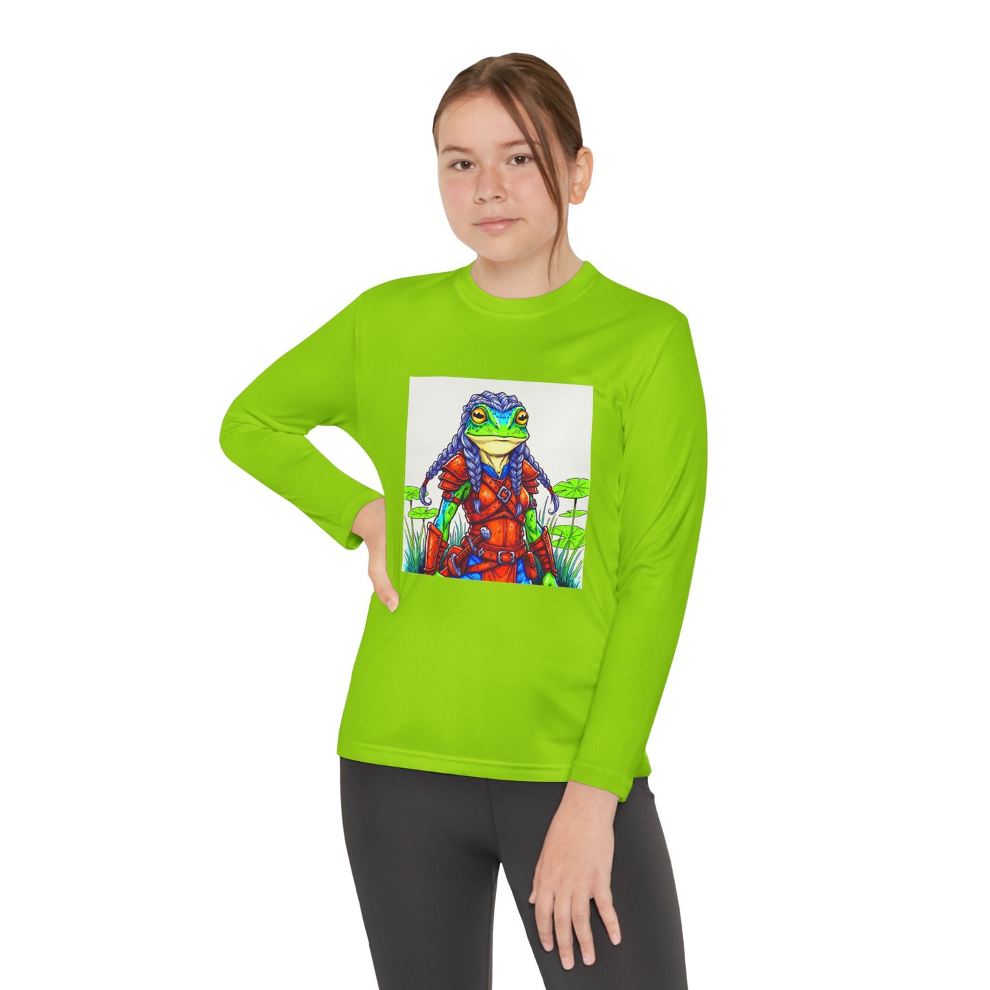 Agent Quacks Series Youth Long Sleeve Competitor Tee - Sarella Design