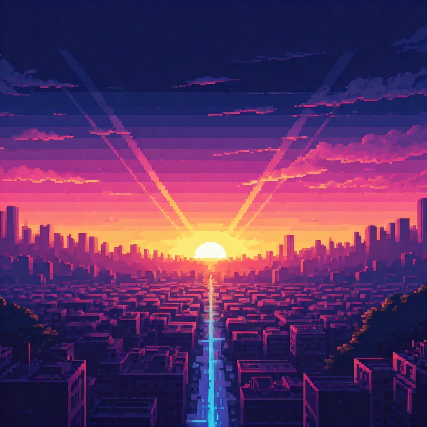 Sun Set City Super pack of 100